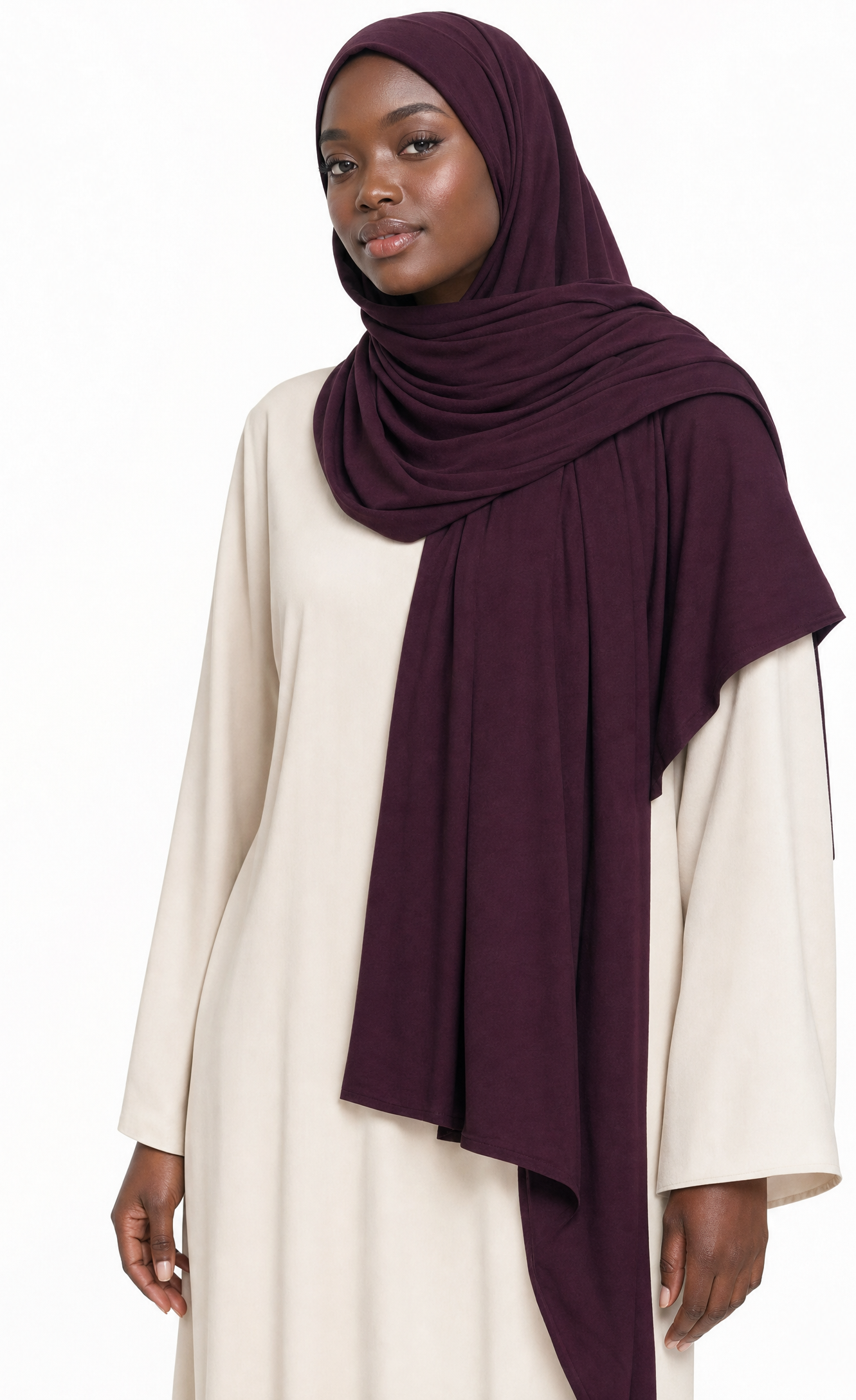 Aubergine Dusk Premium Jersey Hijab