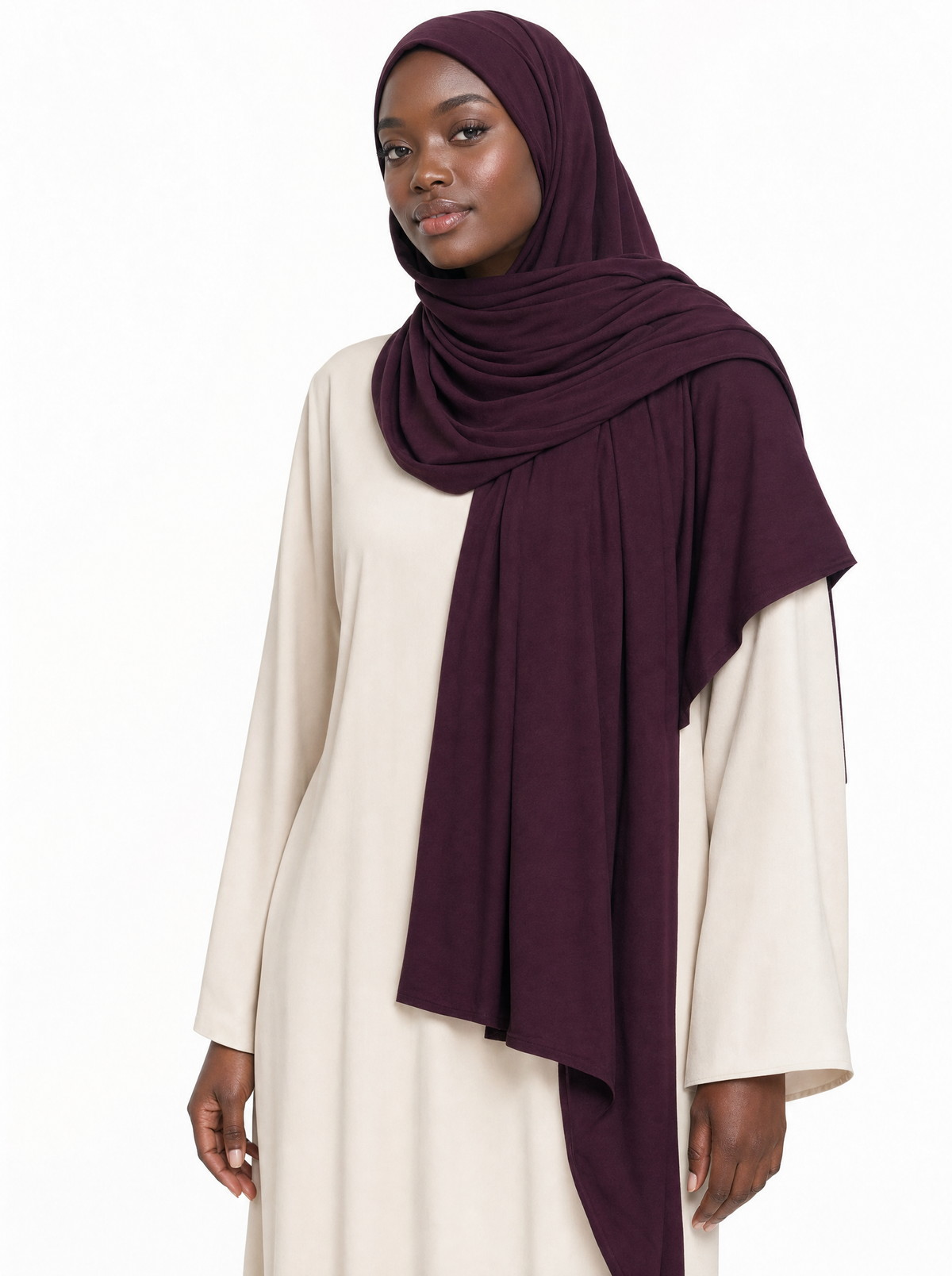 Aubergine Dusk Premium Jersey Hijab