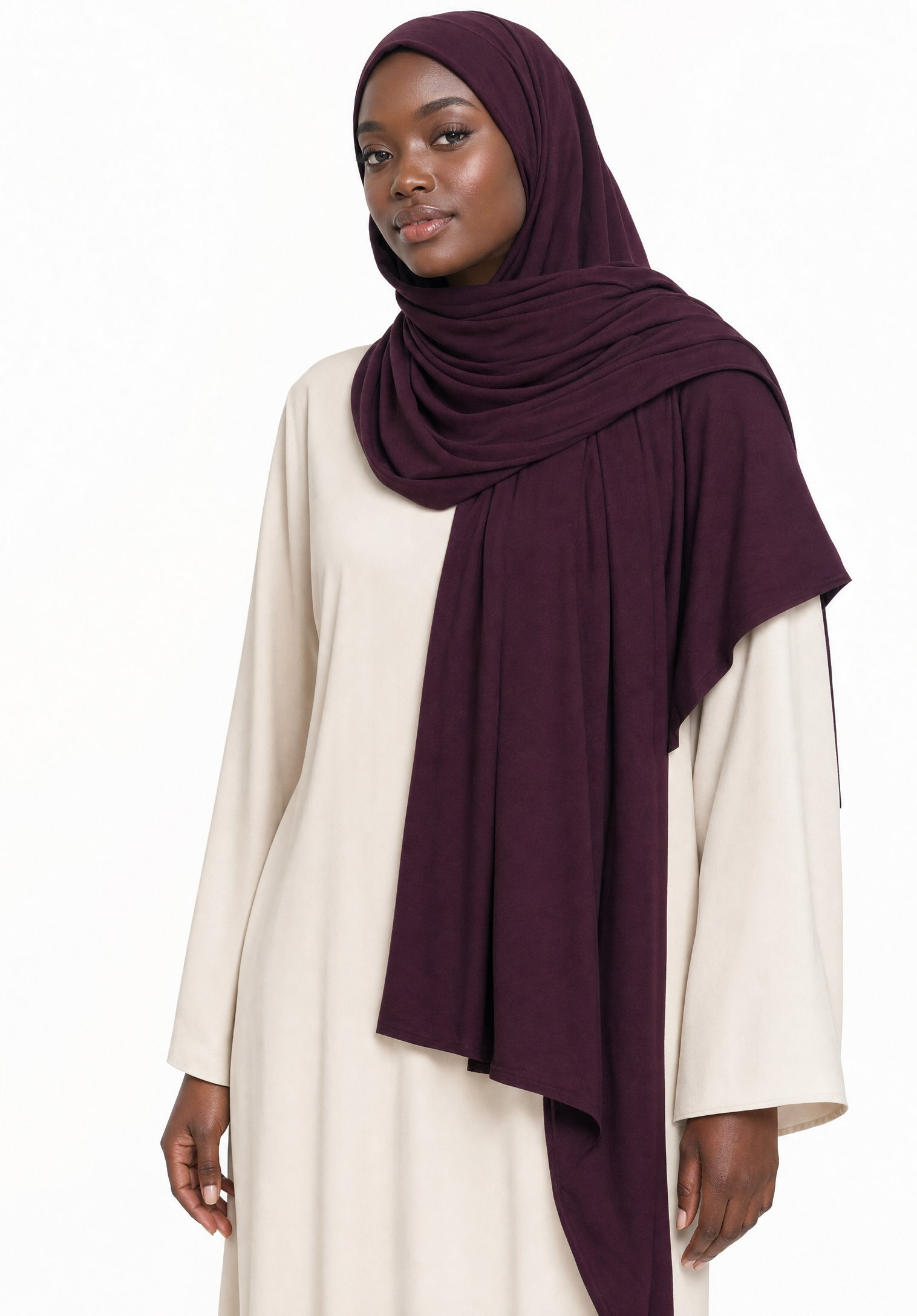 Aubergine Dusk Premium Jersey Hijab