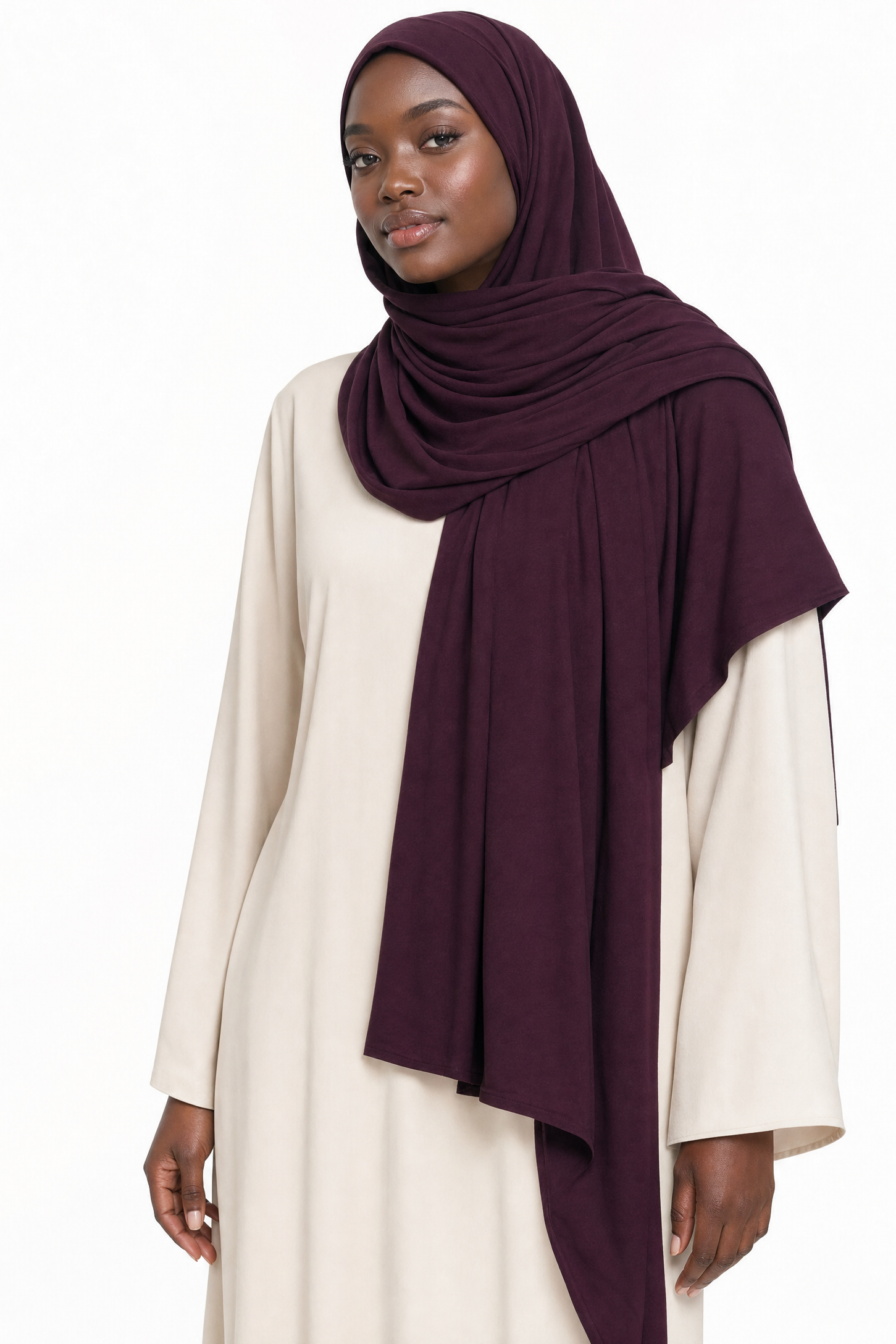 Aubergine Dusk Premium Jersey Hijab