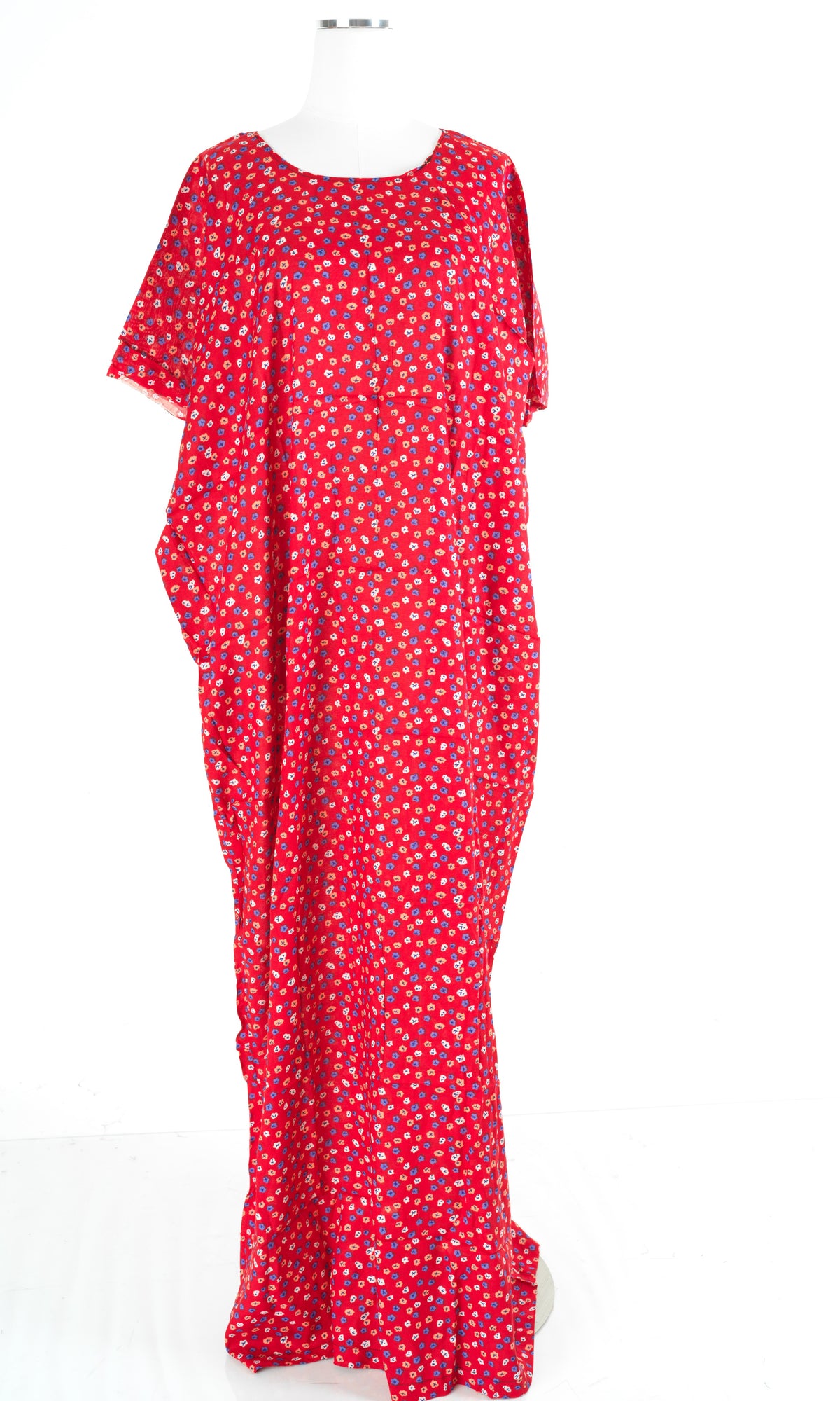 Red Floral Bati Dress