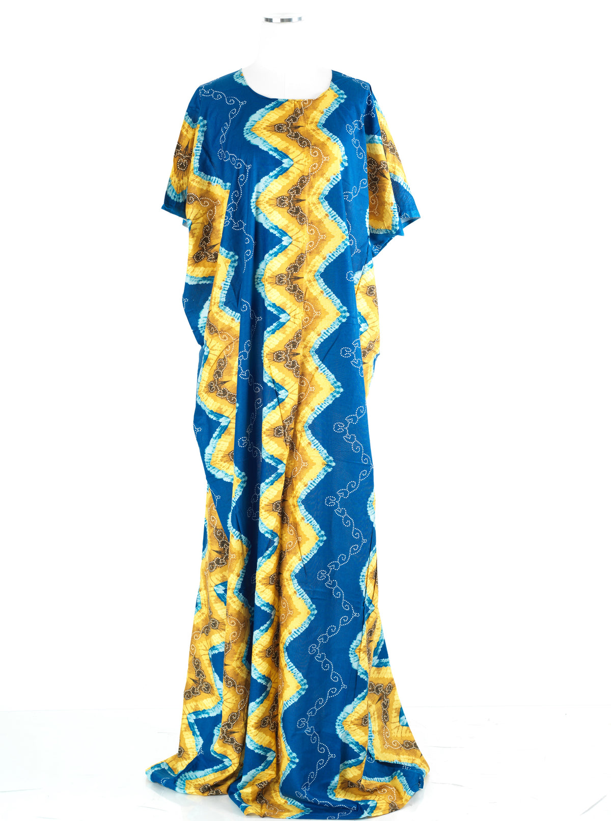 Blue Chevron print Bati Dress