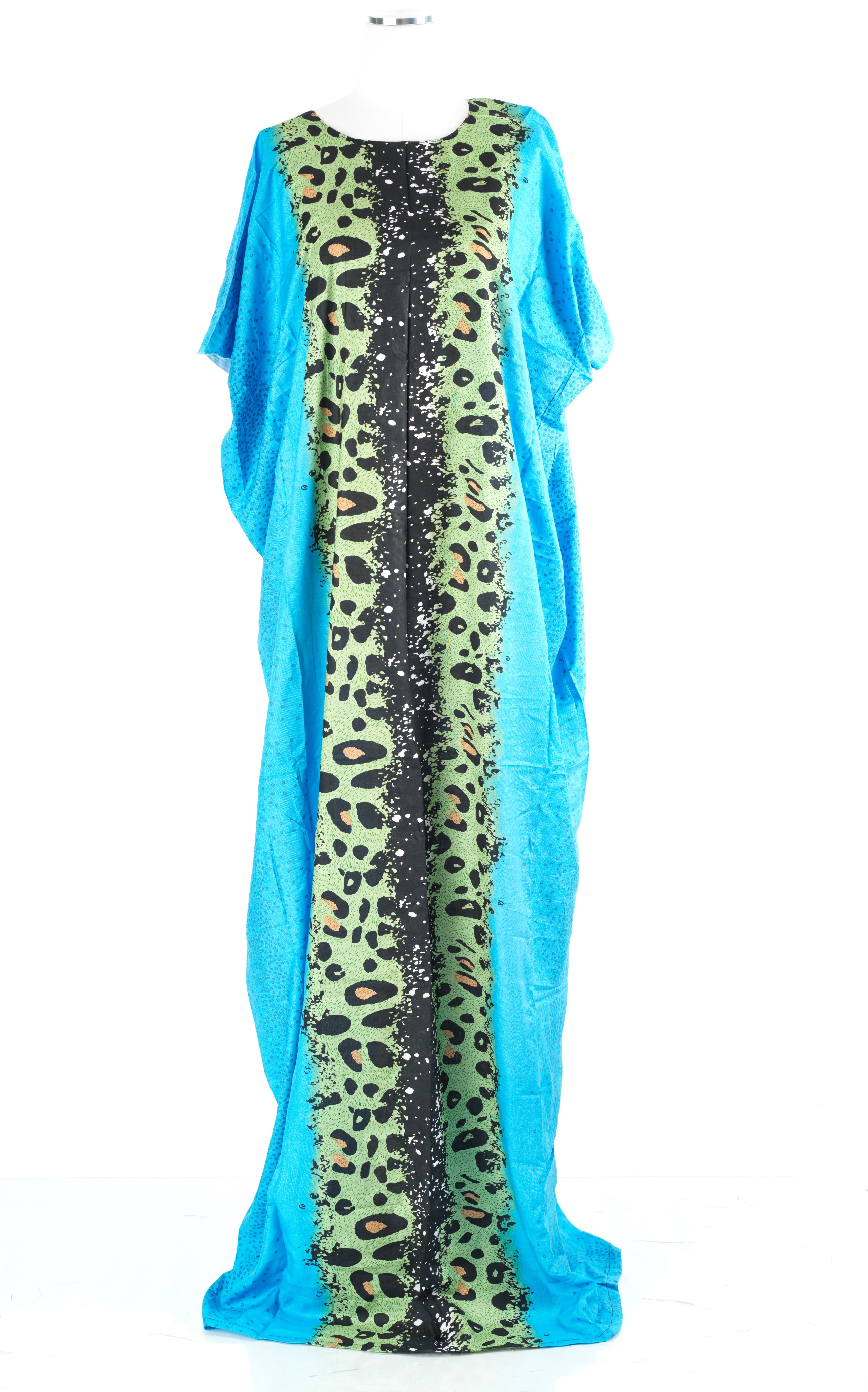 light blue Leopard splash Bati Dress