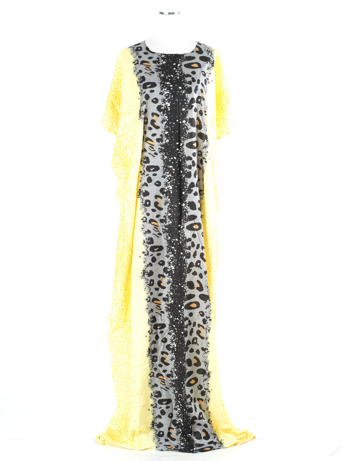 Yellow Leopard splash Bati Dress