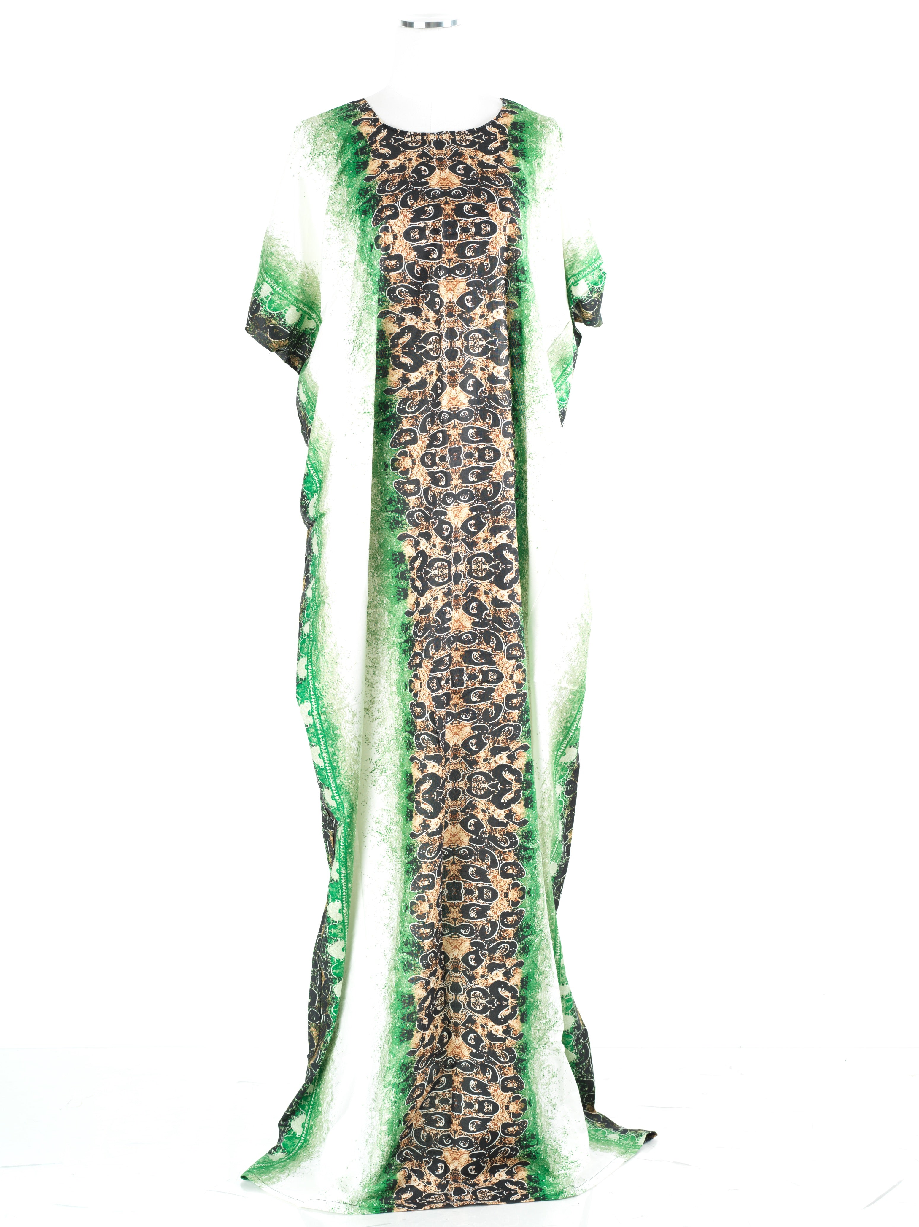 Green pretty aztec Bati Dress