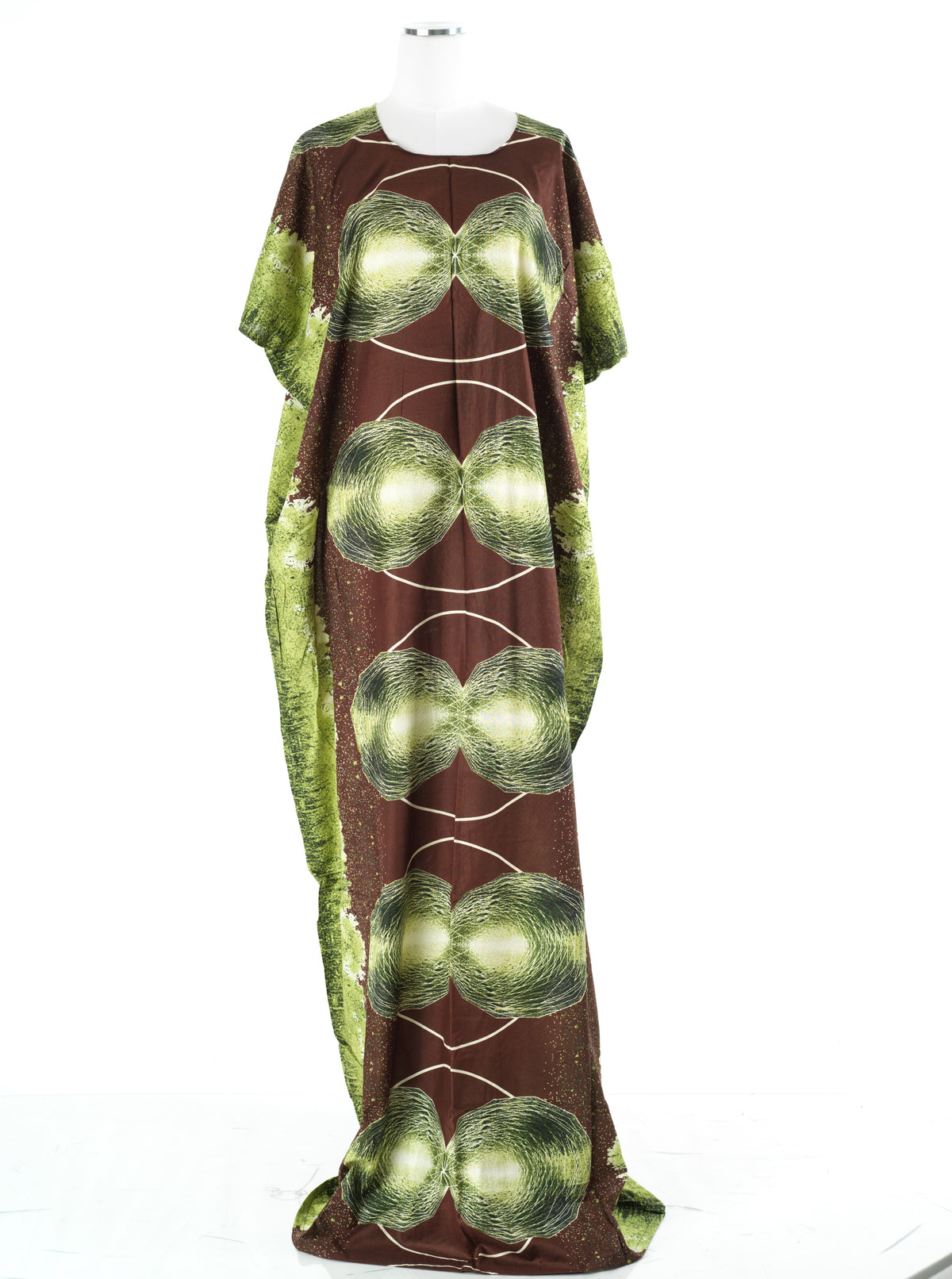 Olive Green orbiting beauty Bati Dress