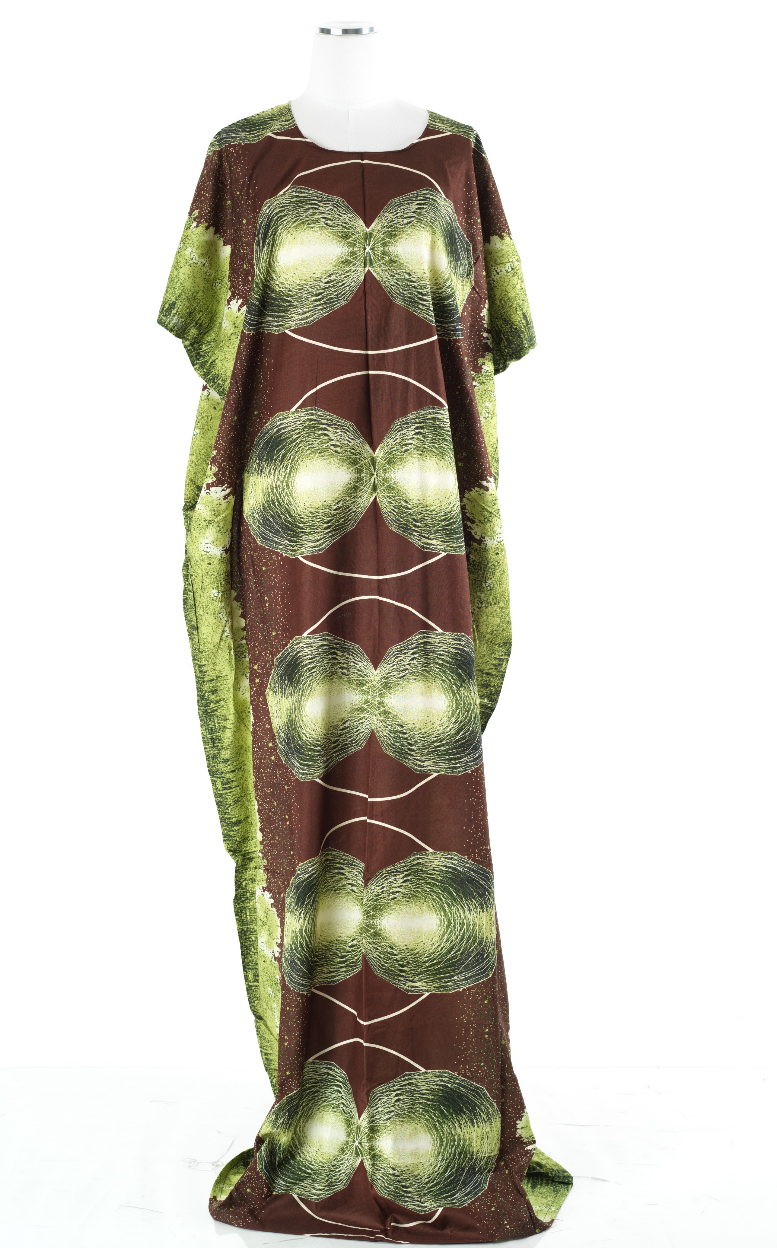 Olive Green orbiting beauty Bati Dress
