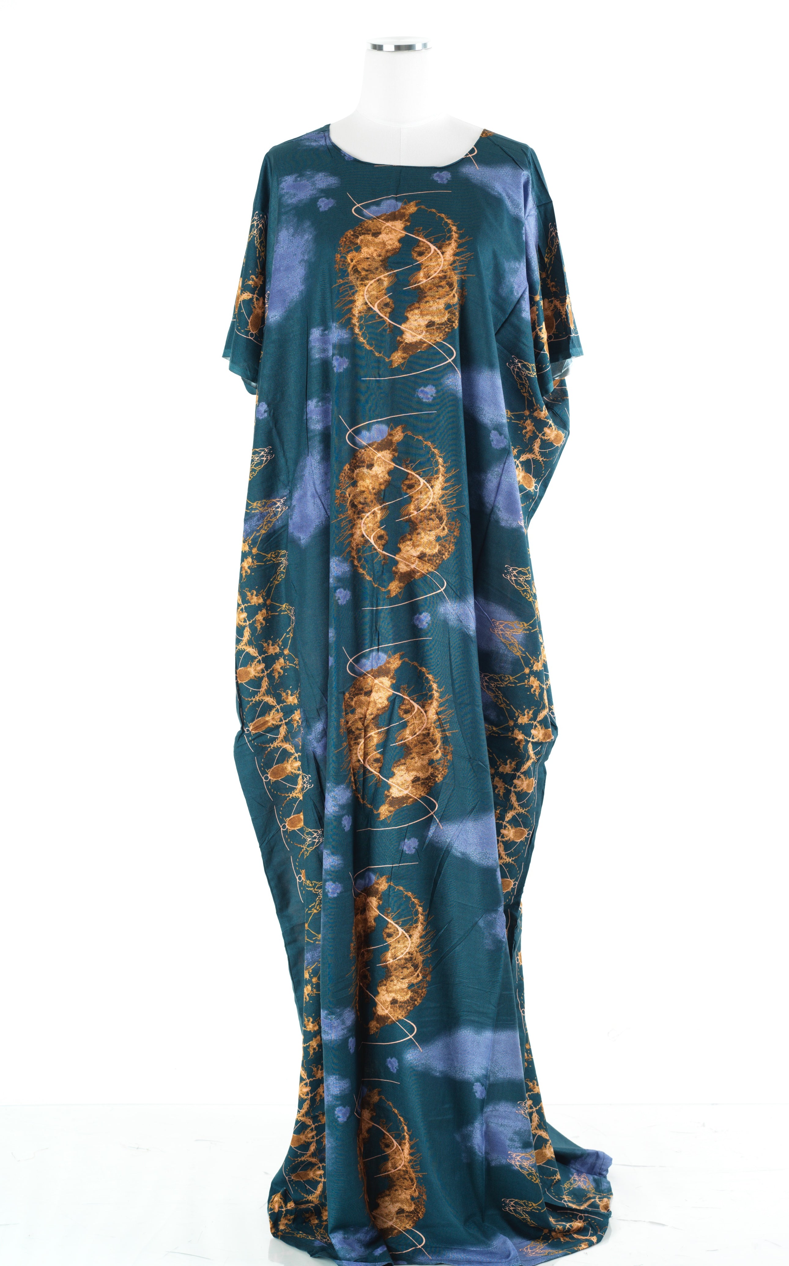 deep teal/Tan samiyaah Bati Dress