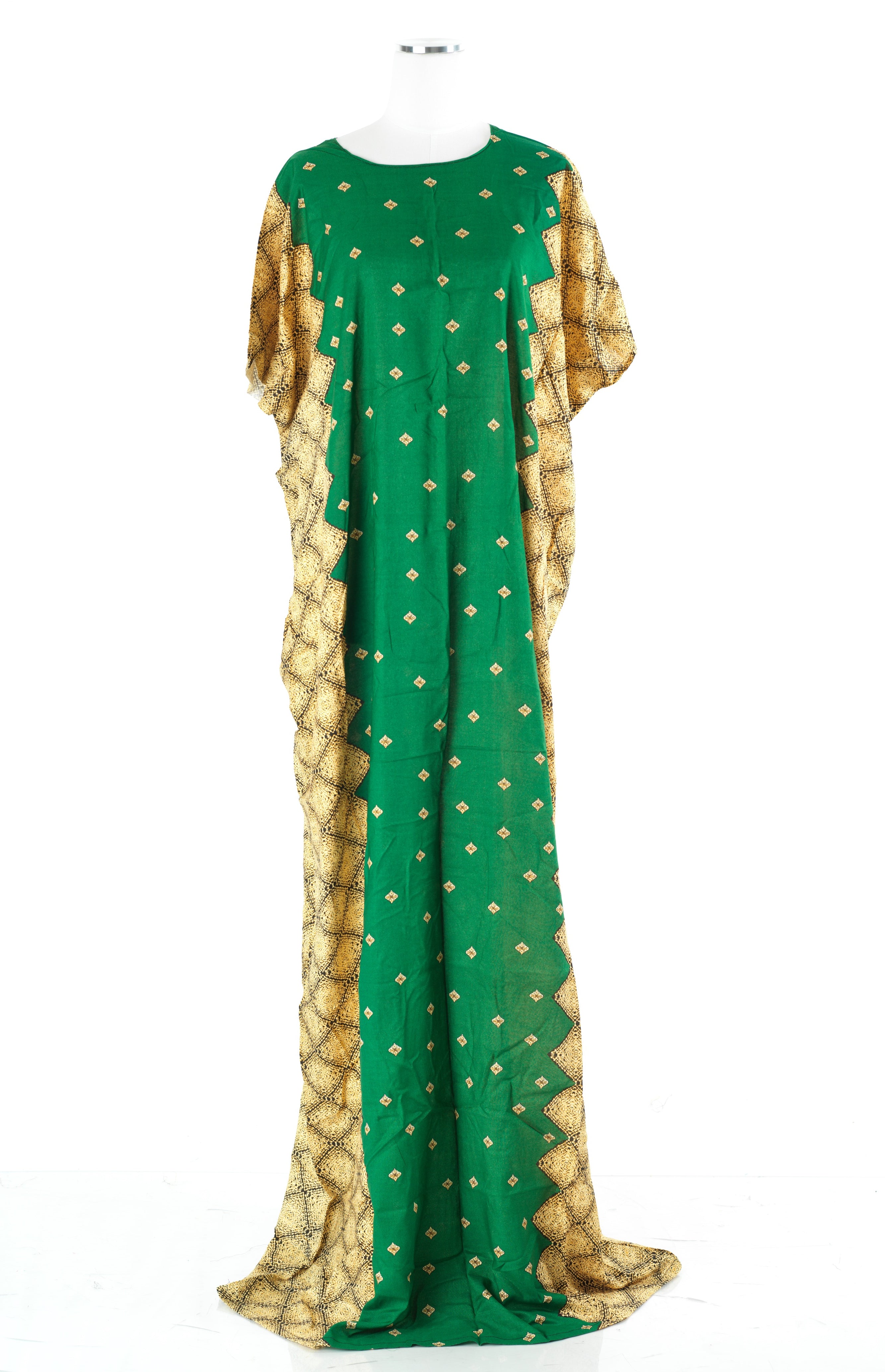 Green nuriyah Print Bati Dress