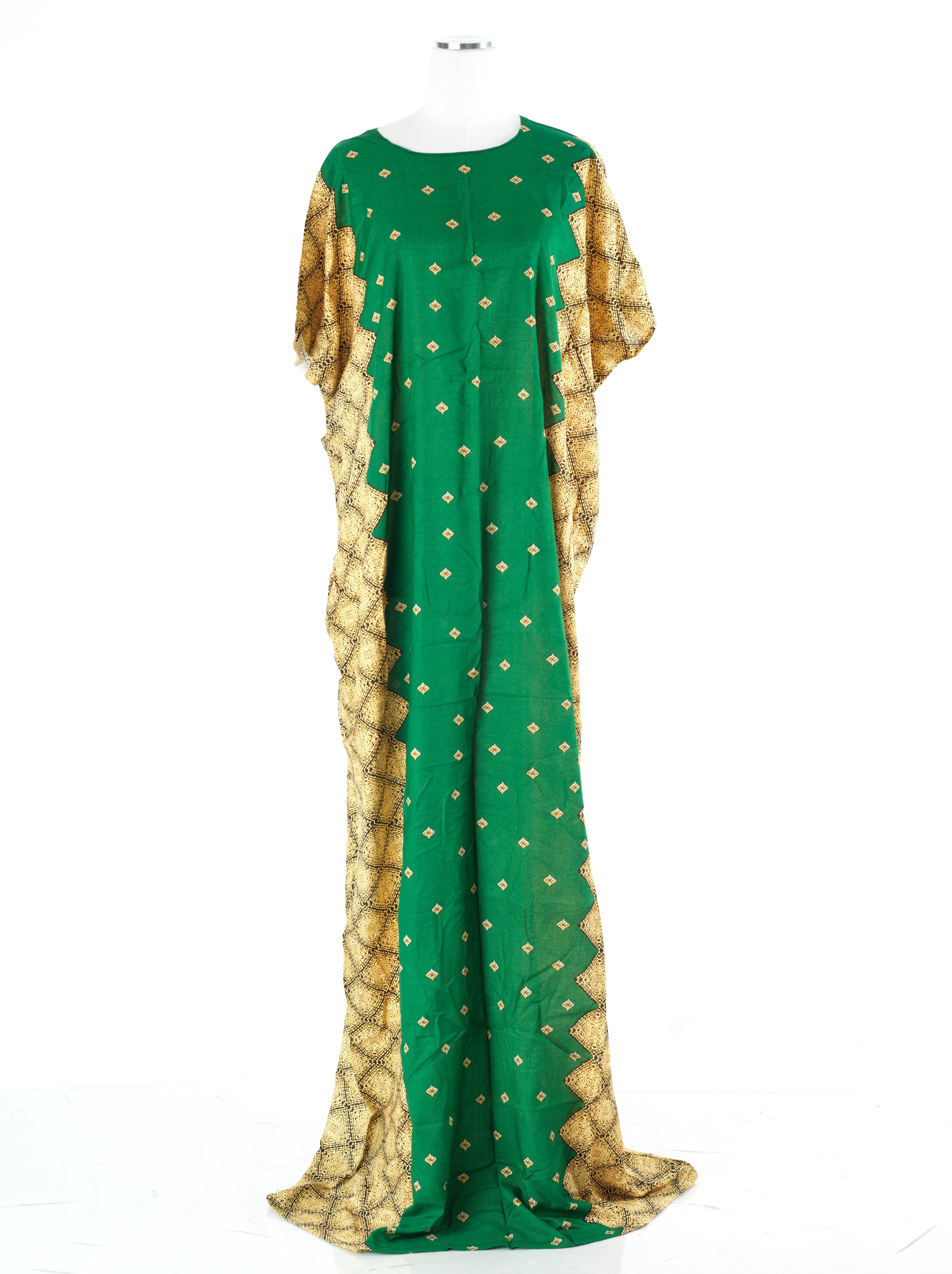 Green nuriyah Print Bati Dress