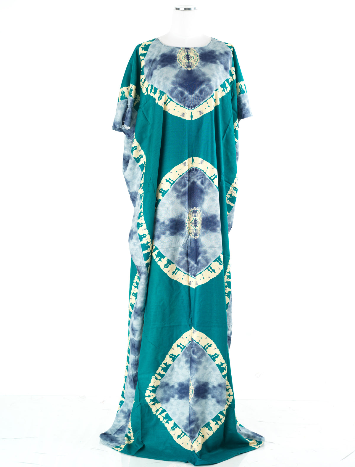 Teal Blue African Queen Bati Dress