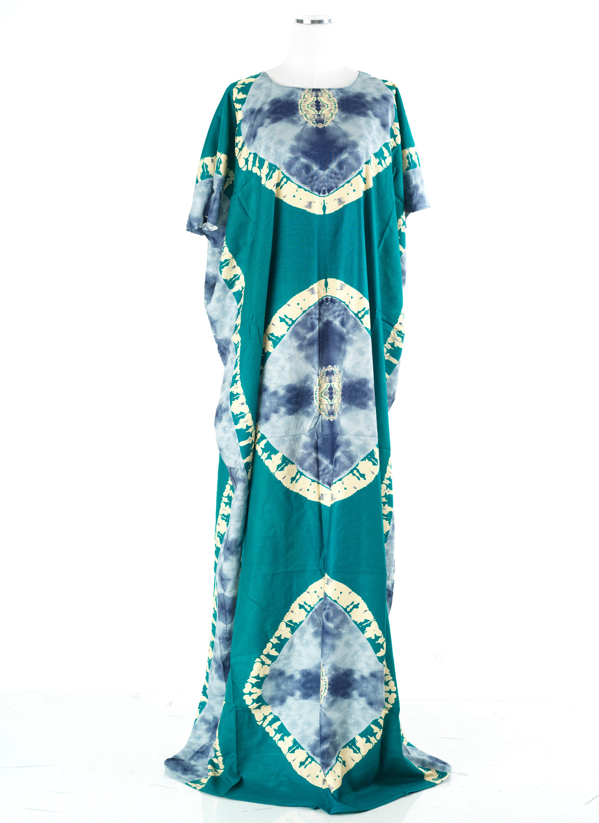 Teal Blue African Queen Bati Dress