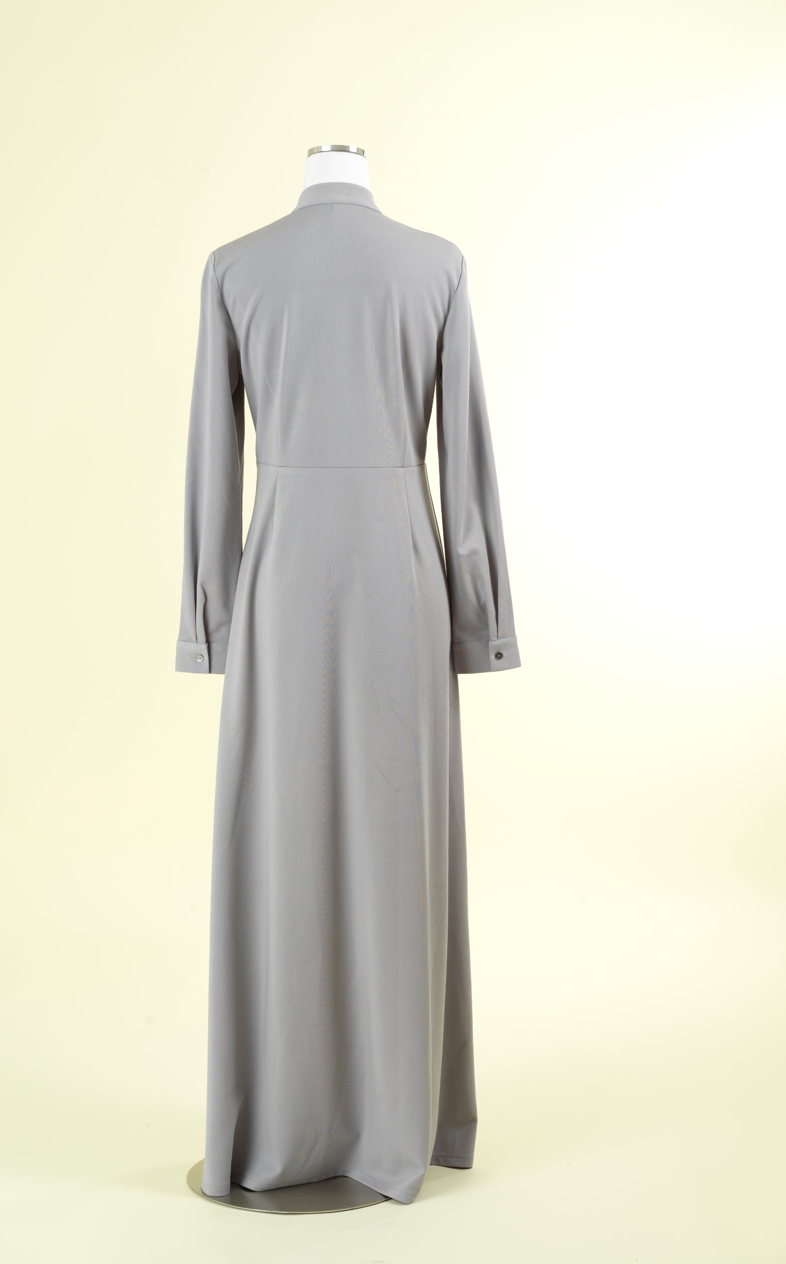 light gray ponti di roma modest maxi dress — view 2