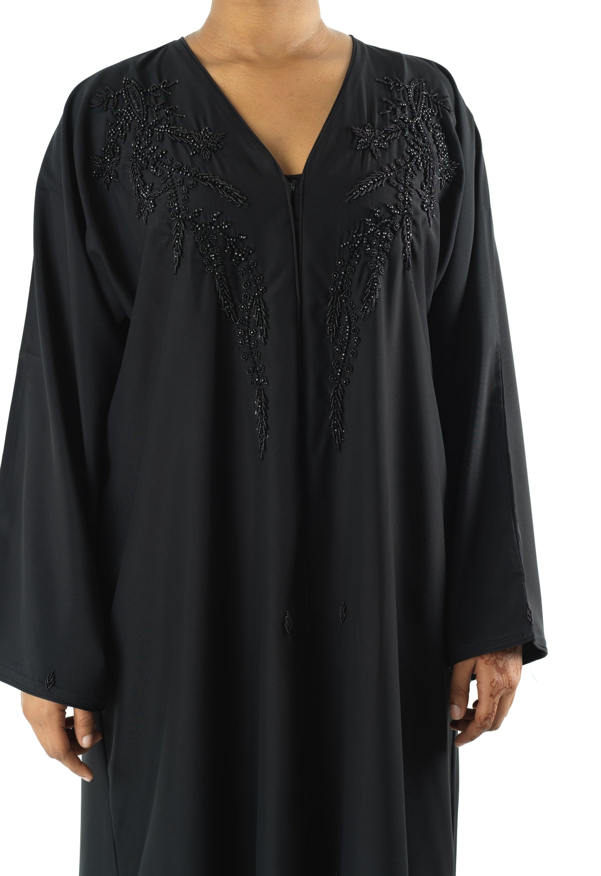 Black jamila Dubai abaya set — modest abaya | Kabayare Fashion