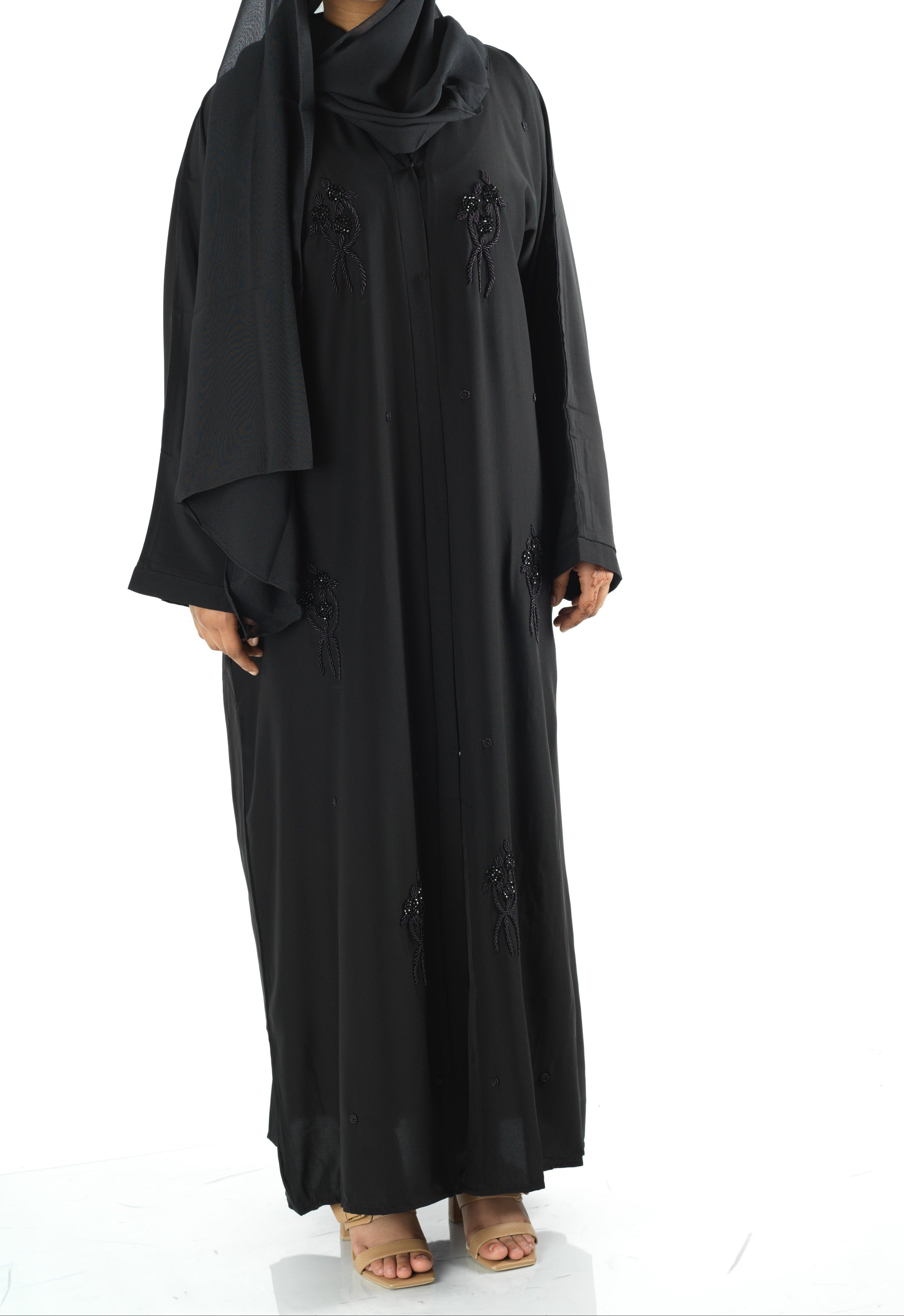 Jasmina Dubai abaya set — modest abaya | Kabayare Fashion