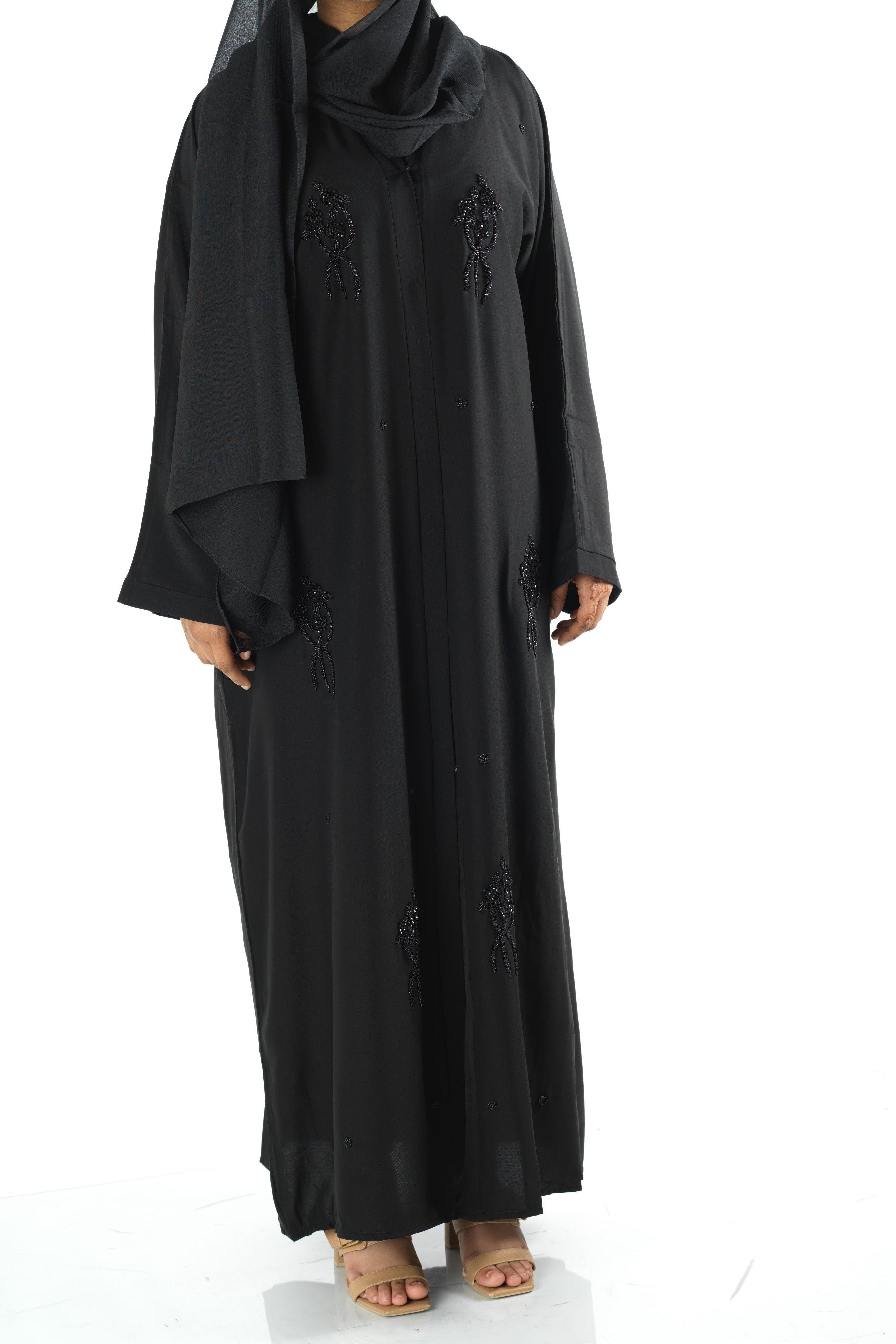 Jasmina Dubai abaya set — modest abaya | Kabayare Fashion
