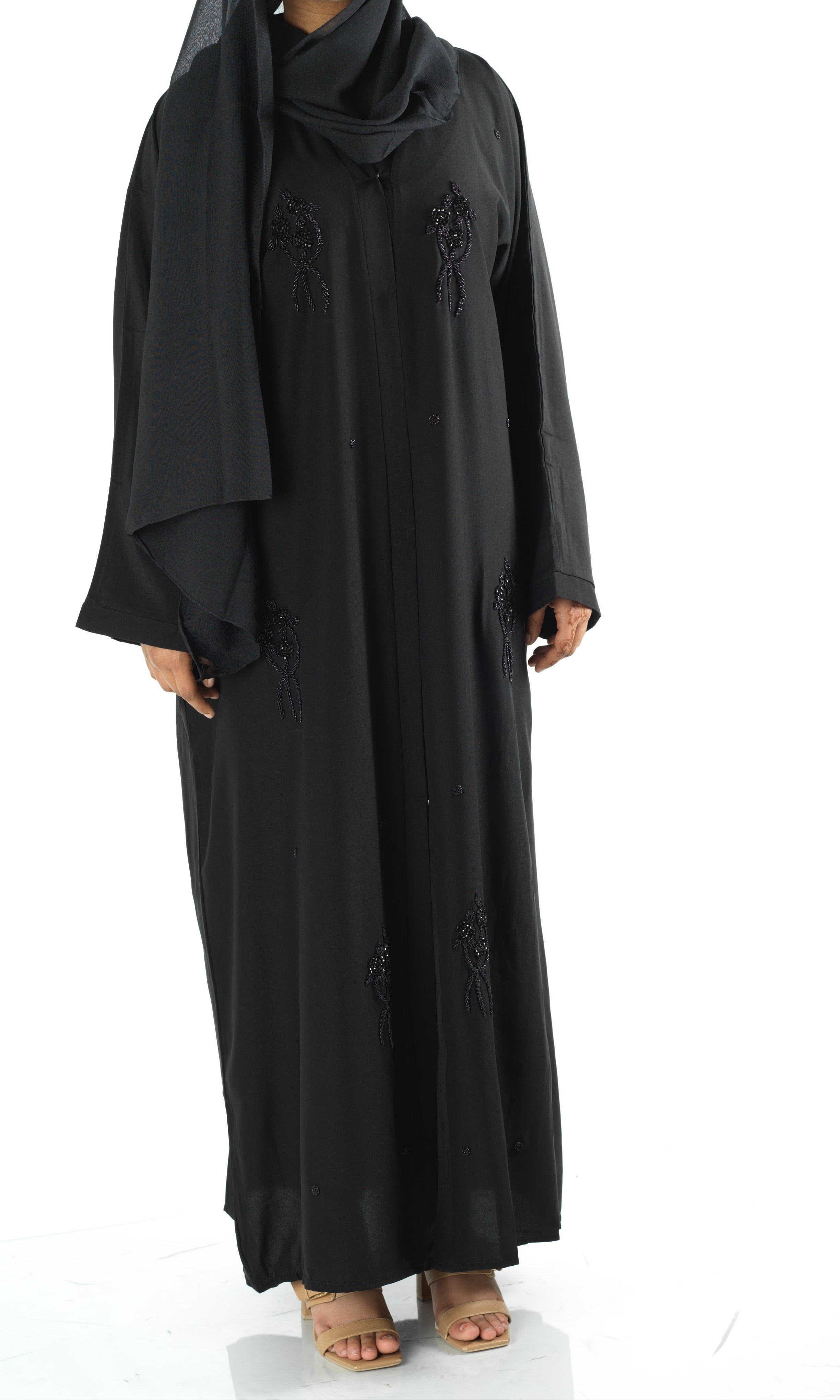 Jasmina Dubai abaya set — modest abaya | Kabayare Fashion