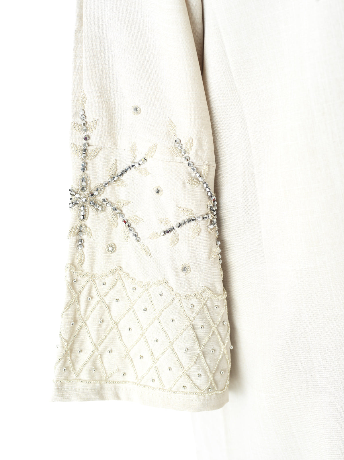 Elegant Beige Sleeve Abaya Maxi Dress with Matching Scarf — modest abaya | Kabayare Fashion