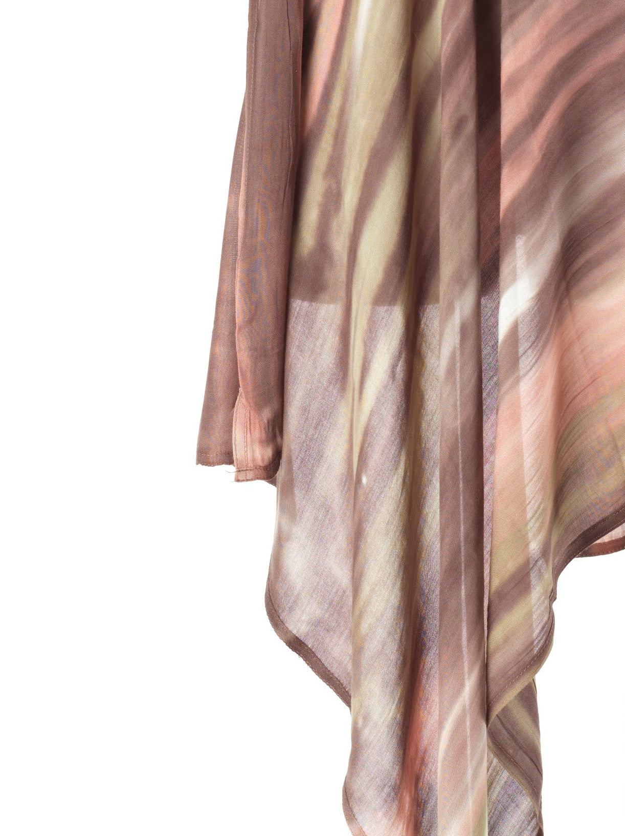 Mauve pink Sunset tie-dye Modal print Hijab  — modest hijab | Kabayare Fashion