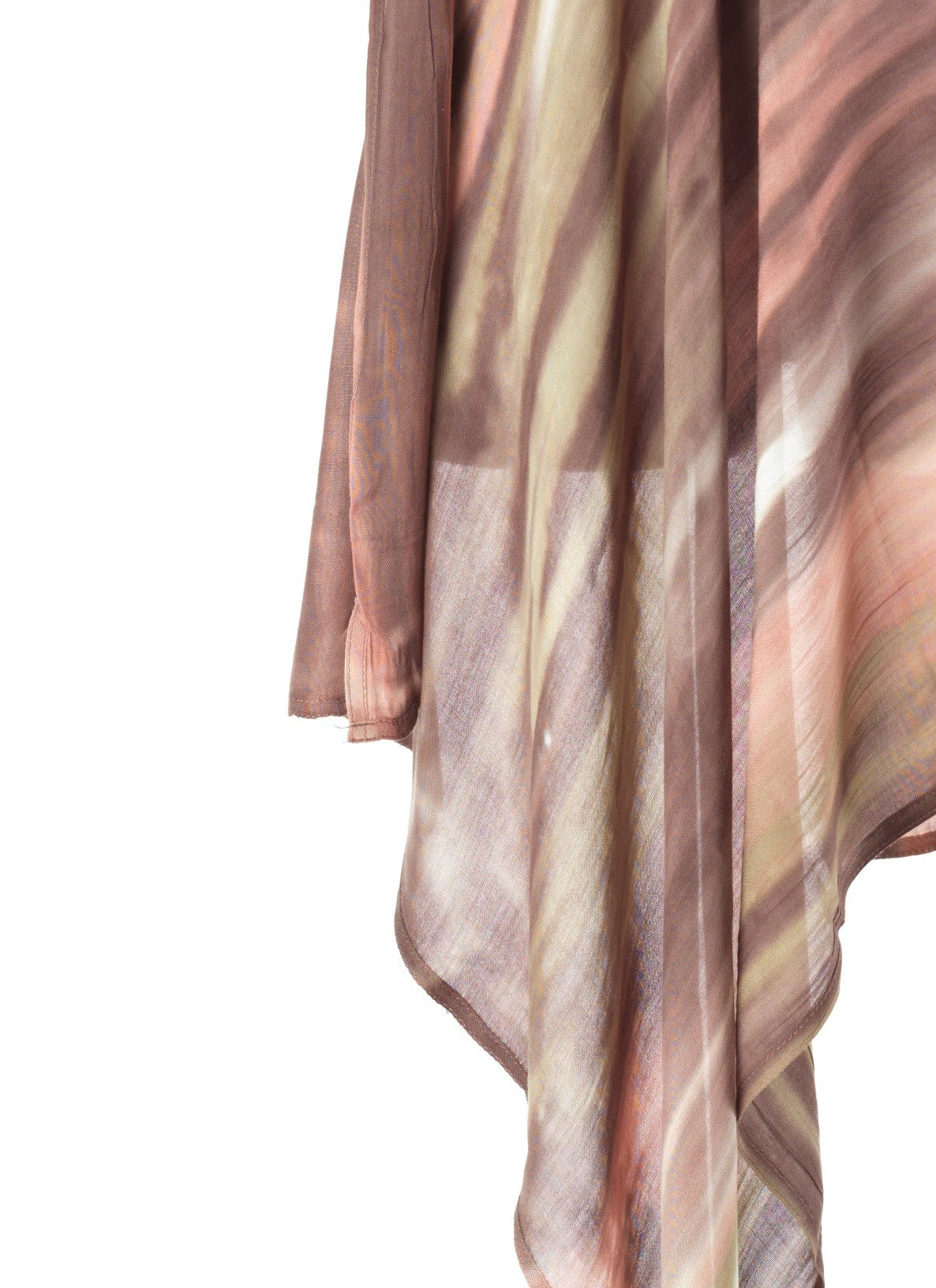Mauve pink Sunset tie-dye Modal print Hijab  — modest hijab | Kabayare Fashion