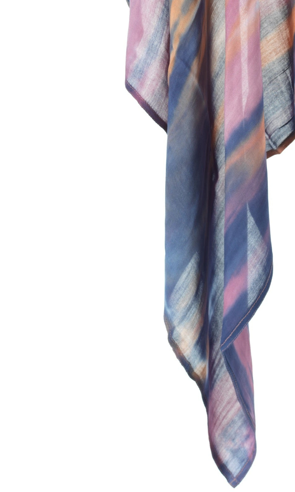Midnight purple Sunset tie-dye Modal print Hijab  — modest hijab | Kabayare Fashion