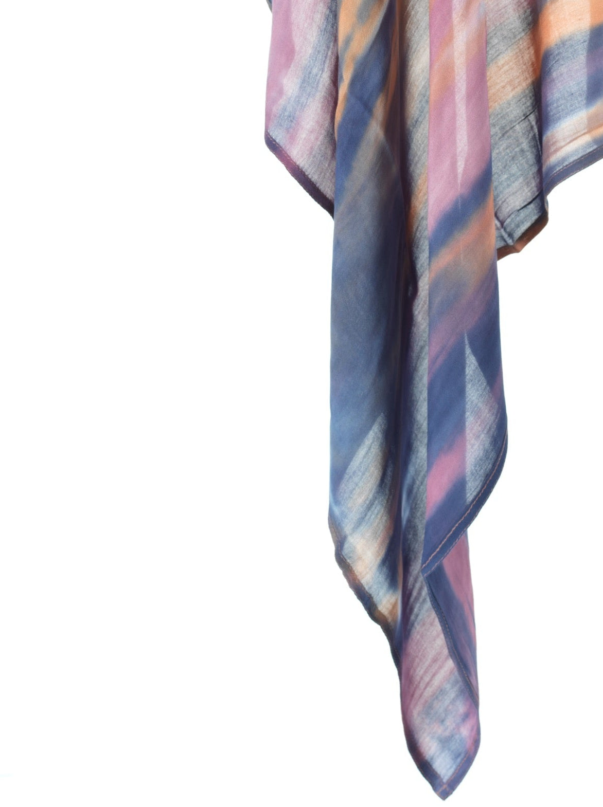 Midnight purple Sunset tie-dye Modal print Hijab  — modest hijab | Kabayare Fashion