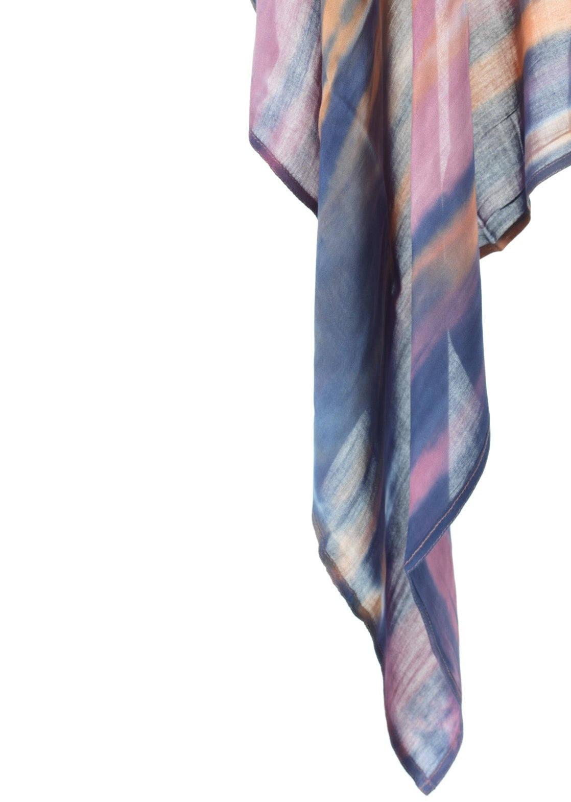 Midnight purple Sunset tie-dye Modal print Hijab  — modest hijab | Kabayare Fashion