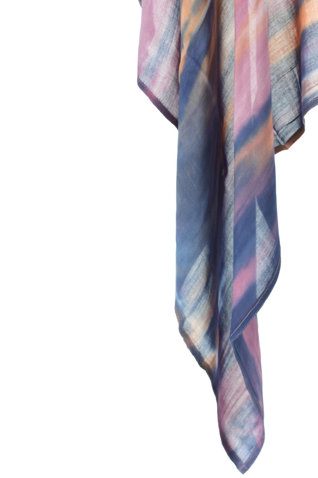 Midnight purple Sunset tie-dye Modal print Hijab  — modest hijab | Kabayare Fashion