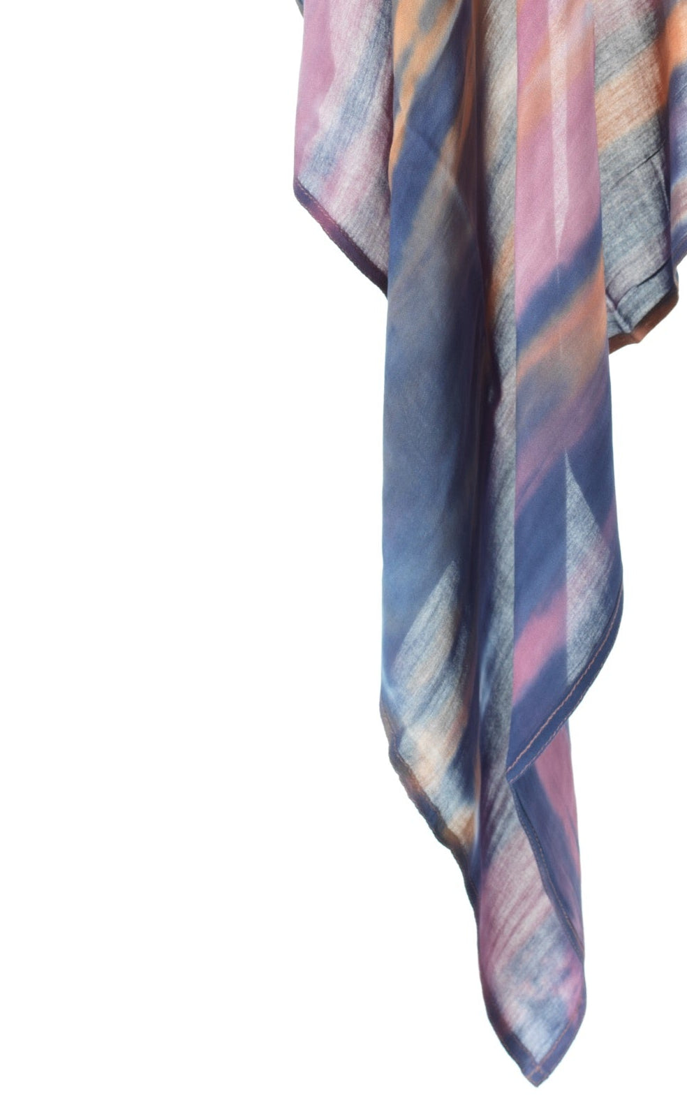Midnight purple Sunset tie-dye Modal print Hijab  — modest hijab | Kabayare Fashion