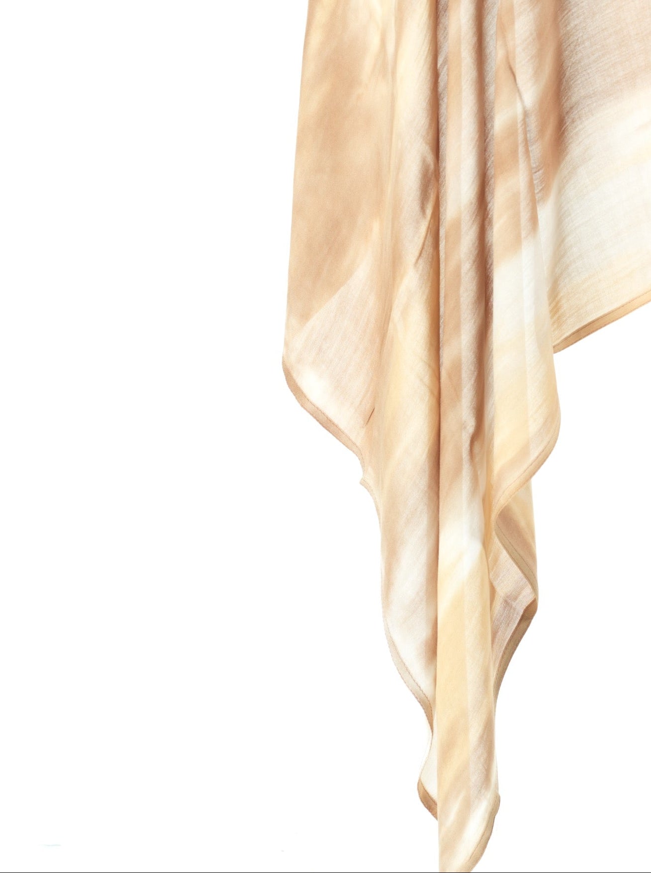 Blushing ombré Sunset tie-dye Modal print Hijab  — modest hijab | Kabayare Fashion