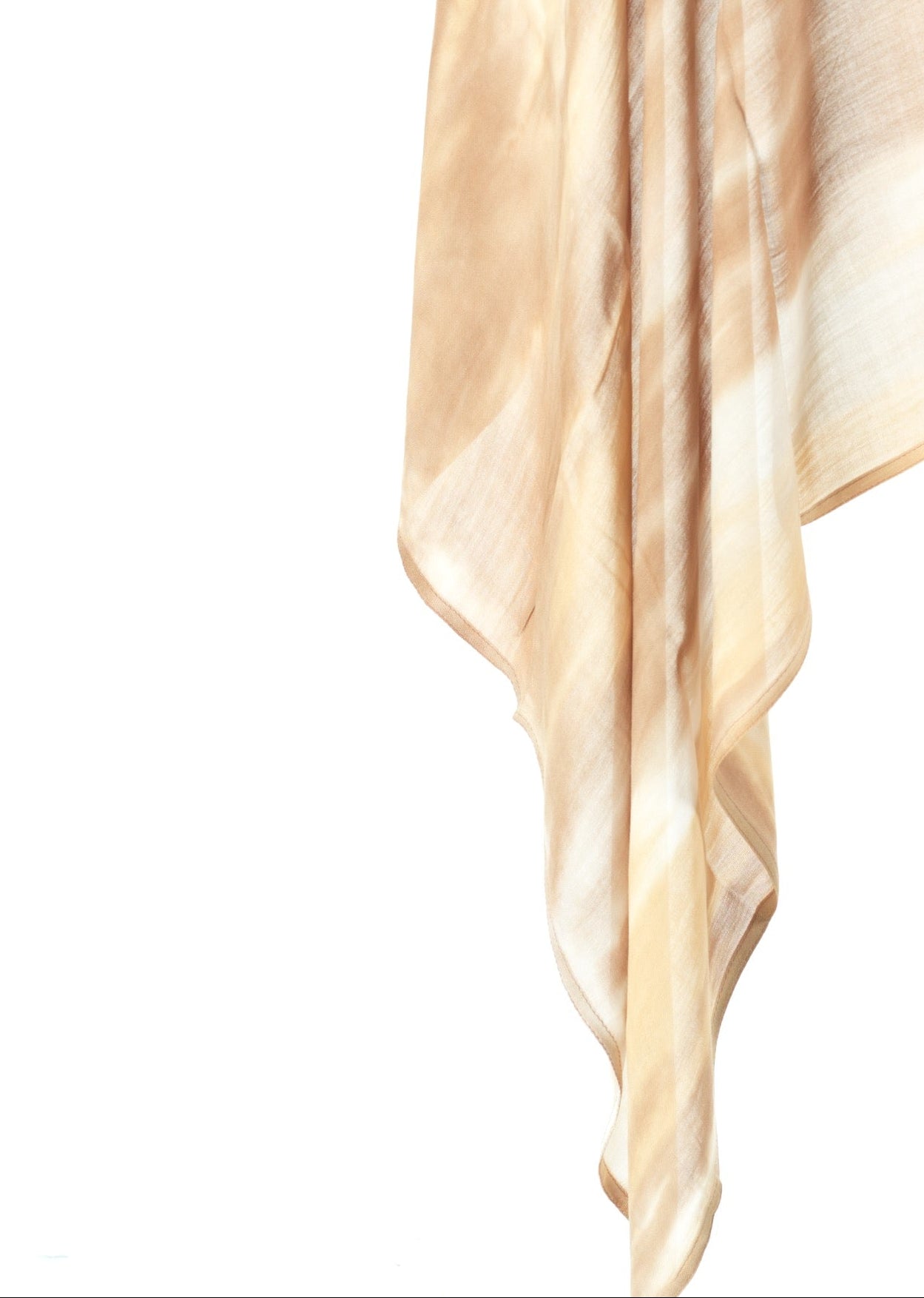 Blushing ombré Sunset tie-dye Modal print Hijab  — modest hijab | Kabayare Fashion