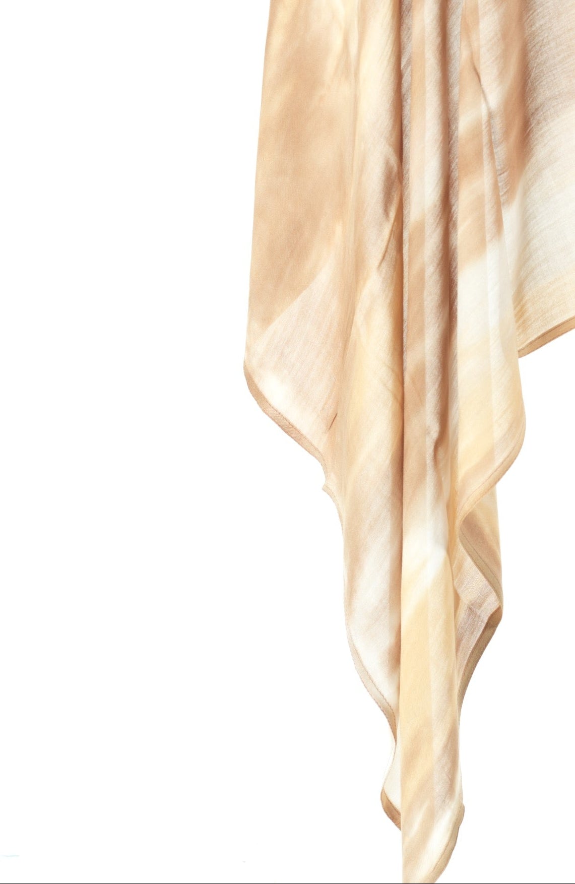 Blushing ombré Sunset tie-dye Modal print Hijab  — modest hijab | Kabayare Fashion