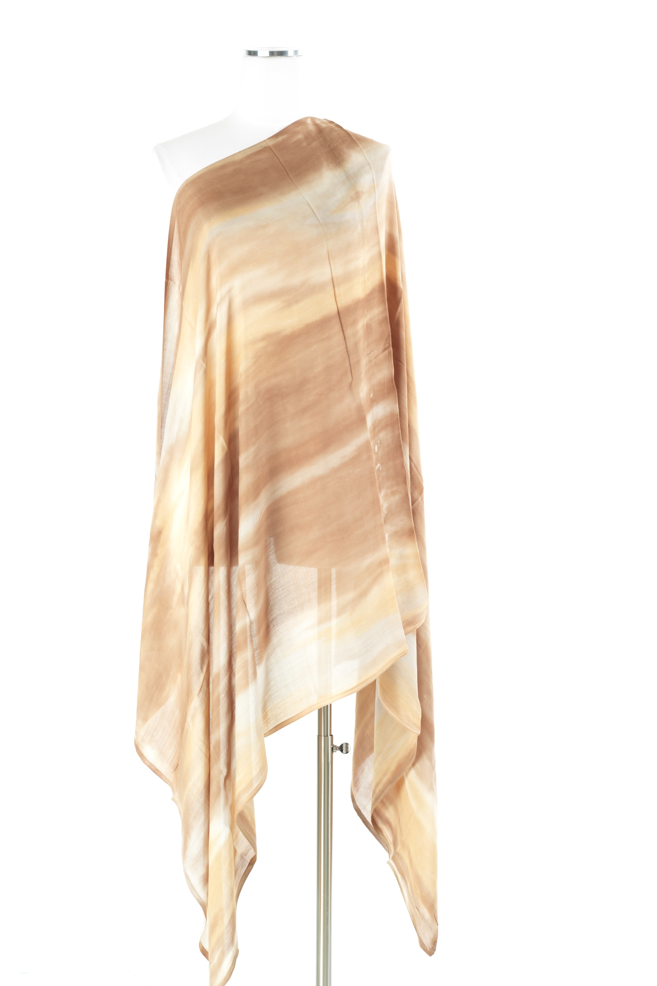 Blushing ombré Sunset tie-dye Modal print Hijab  — modest hijab | Kabayare Fashion