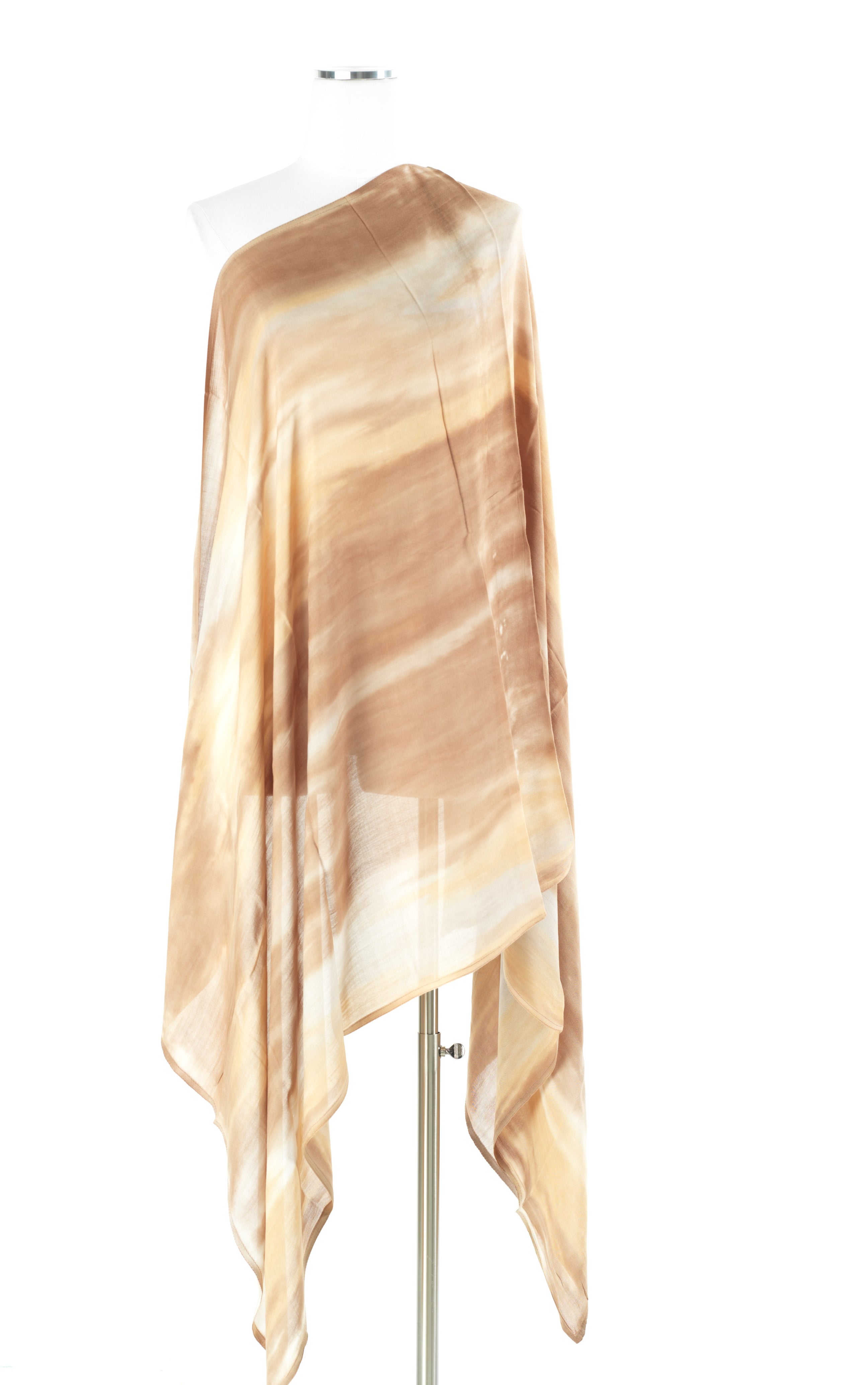 Blushing ombré Sunset tie-dye Modal print Hijab  — modest hijab | Kabayare Fashion