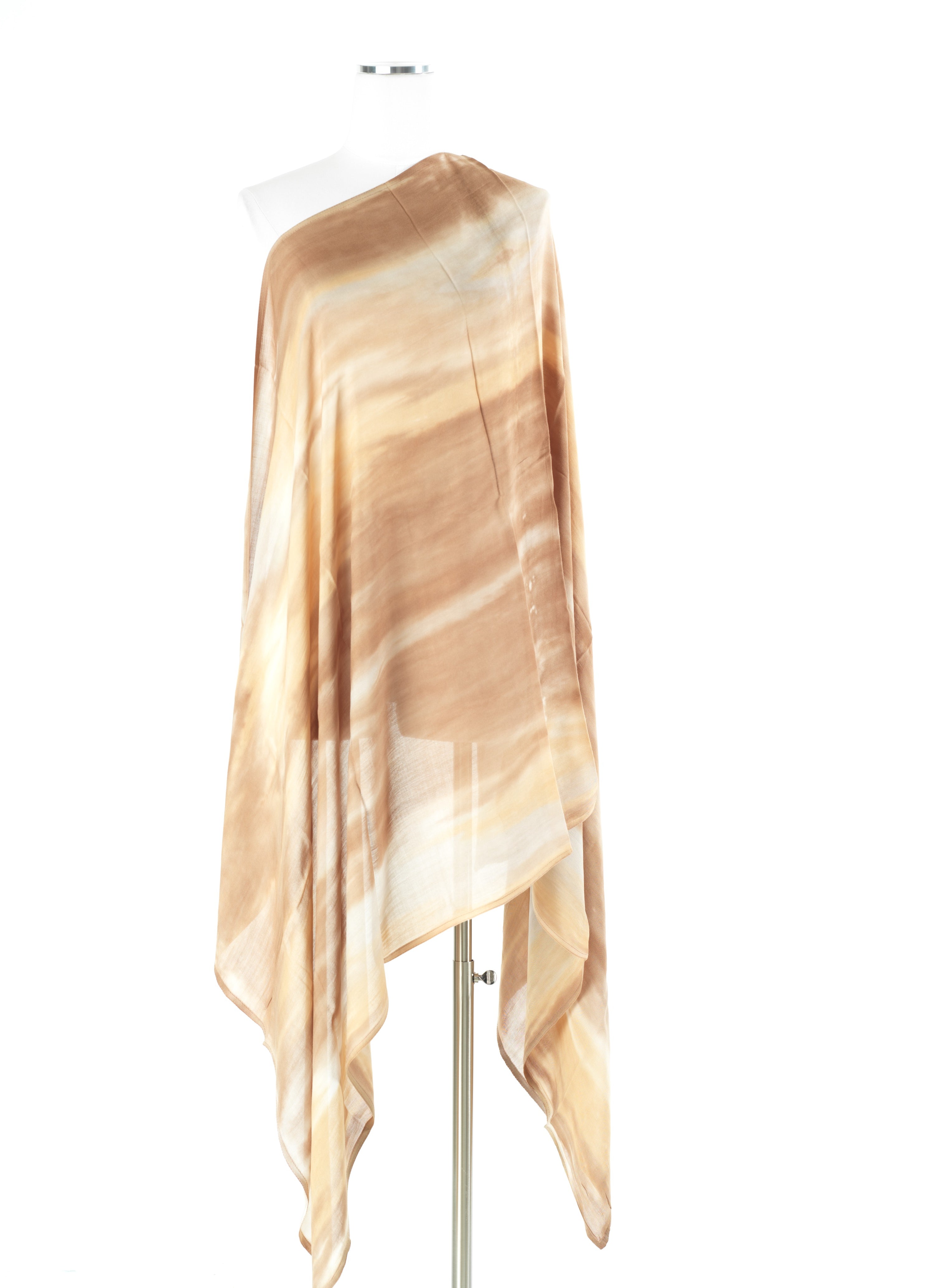 Blushing ombré Sunset tie-dye Modal print Hijab  — modest hijab | Kabayare Fashion