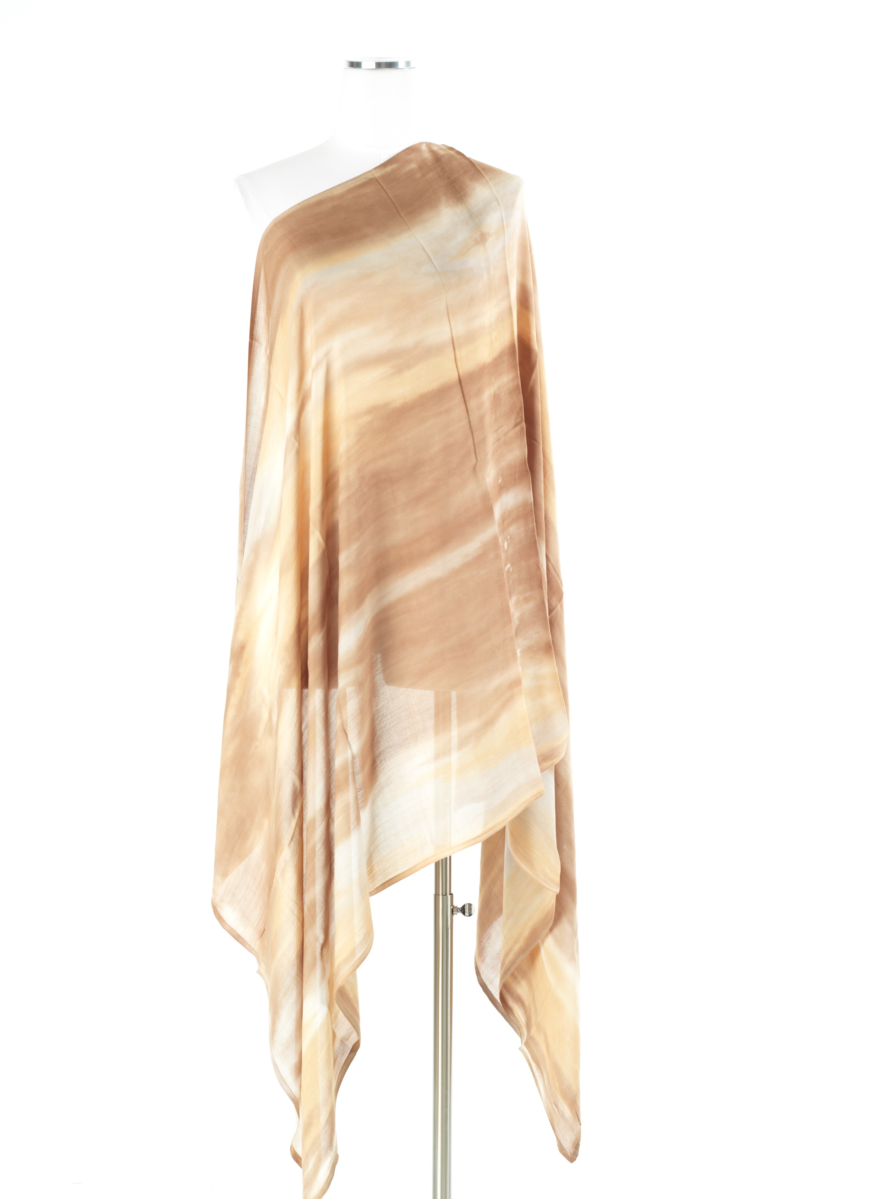 Blushing ombré Sunset tie-dye Modal print Hijab  — modest hijab | Kabayare Fashion