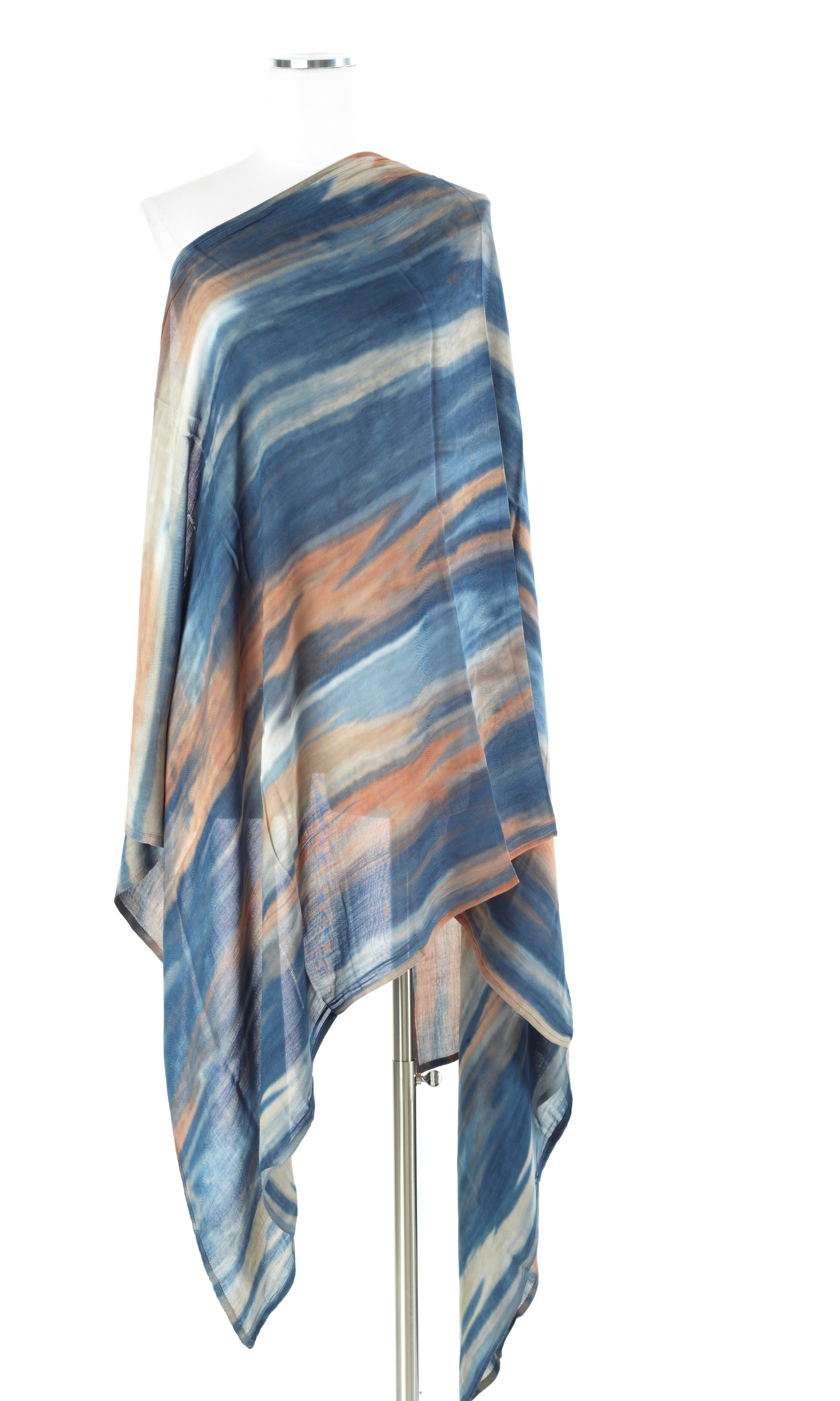 Ombré sunrise Sunset tie-dye Modal print Hijab  — modest hijab | Kabayare Fashion