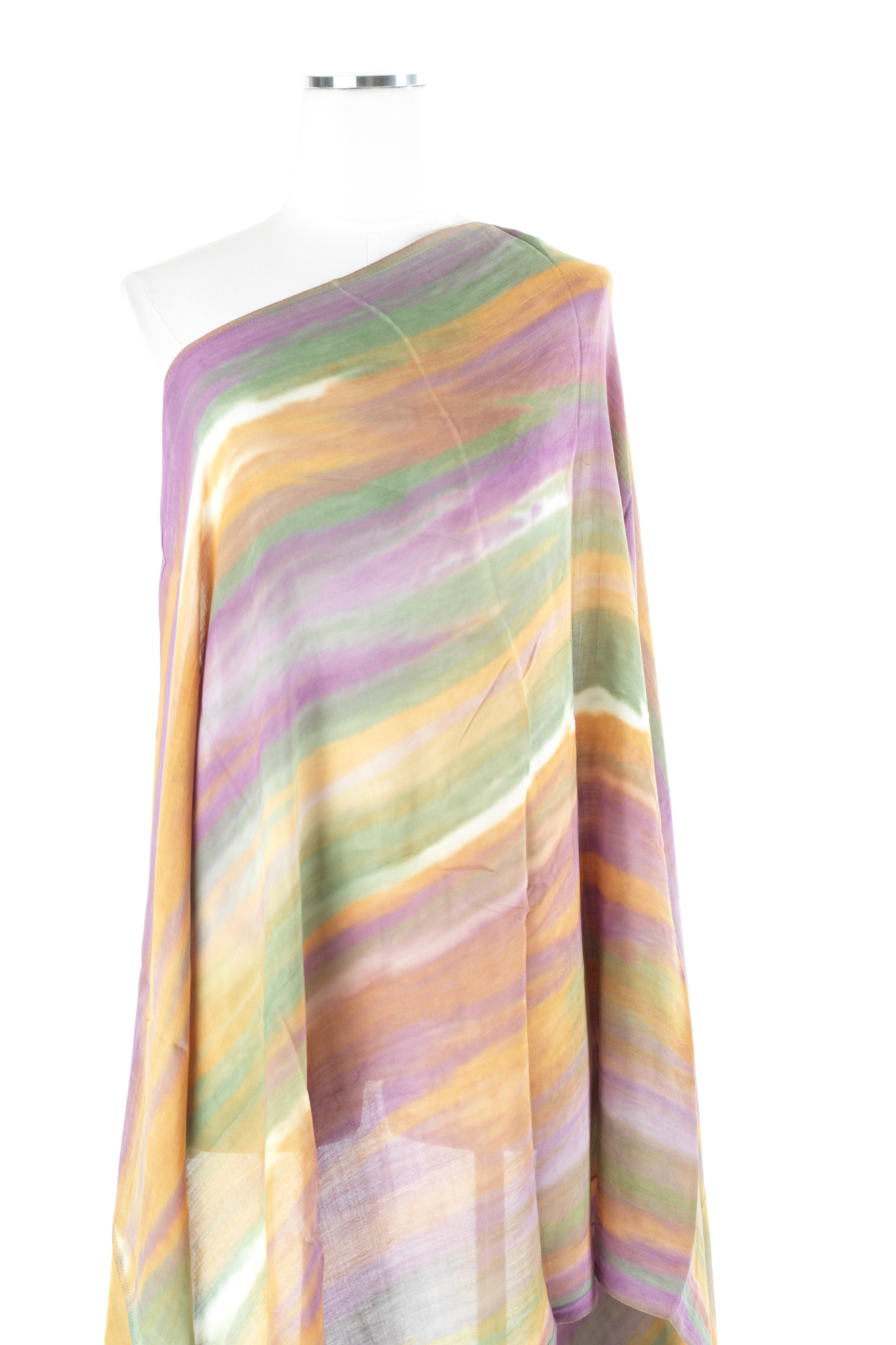 Ombré Sunset Sunset tie-dye Modal print Hijab  — modest hijab | Kabayare Fashion