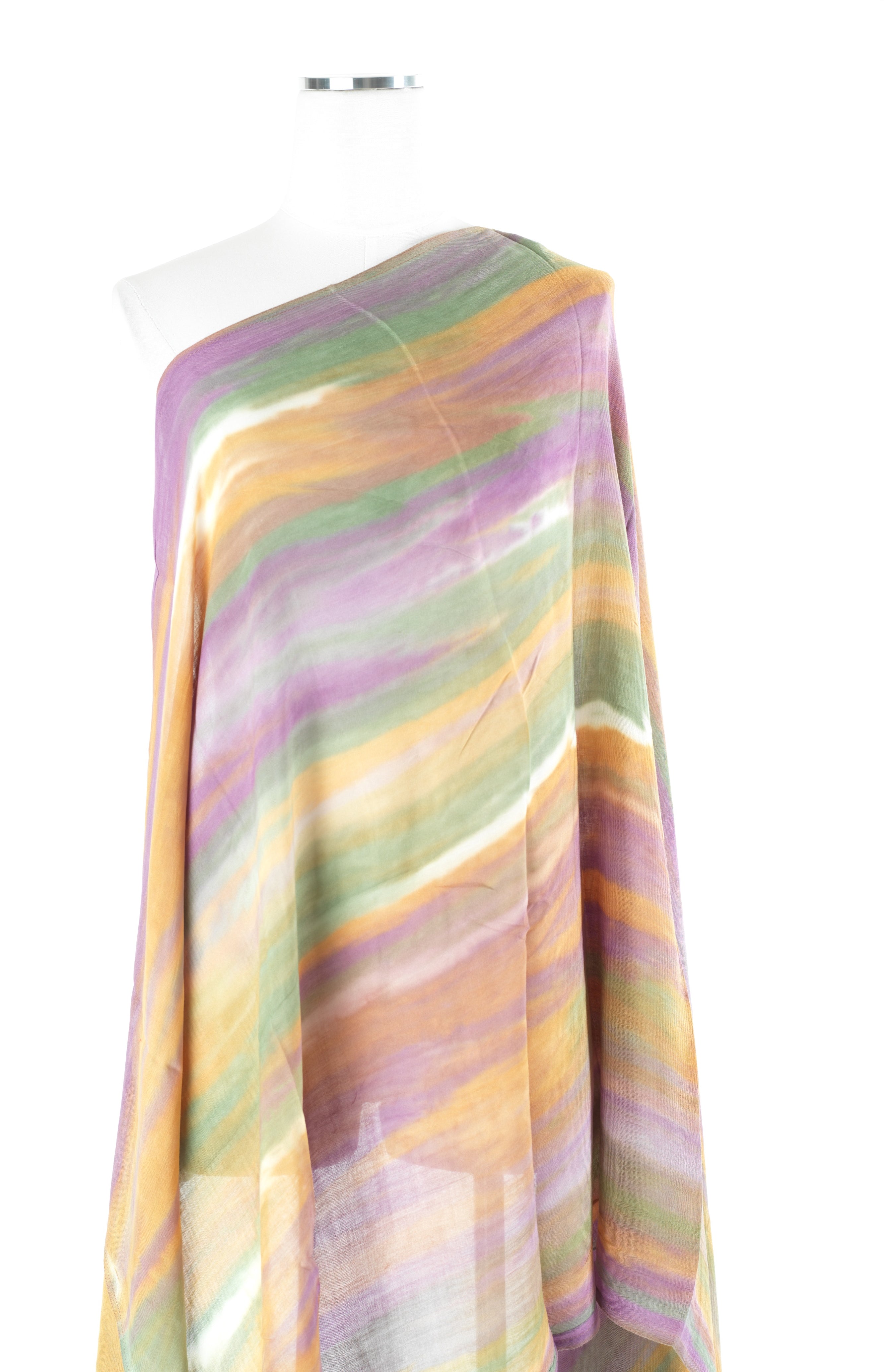 Ombré Sunset Sunset tie-dye Modal print Hijab  — modest hijab | Kabayare Fashion