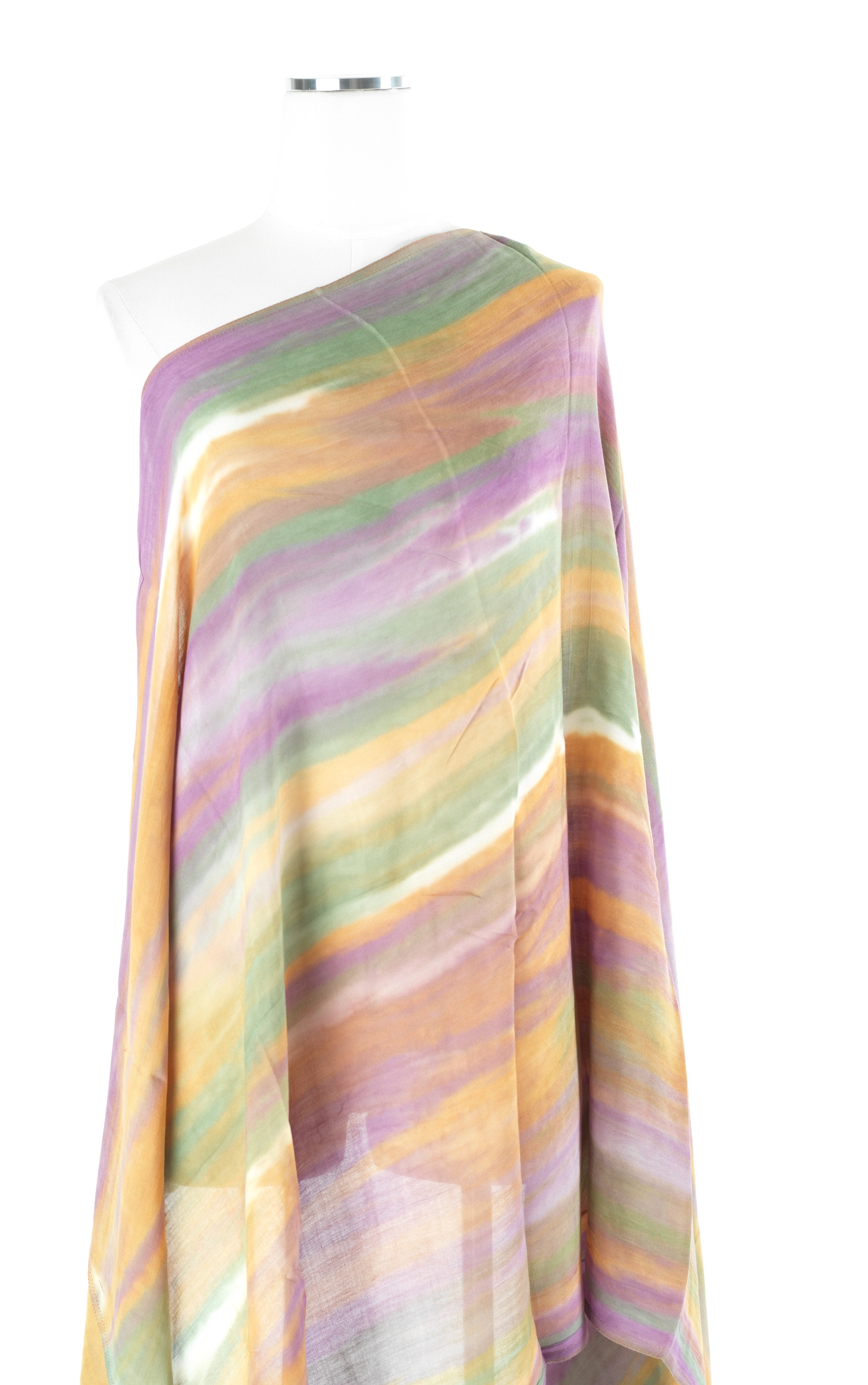 Ombré Sunset Sunset tie-dye Modal print Hijab  — modest hijab | Kabayare Fashion