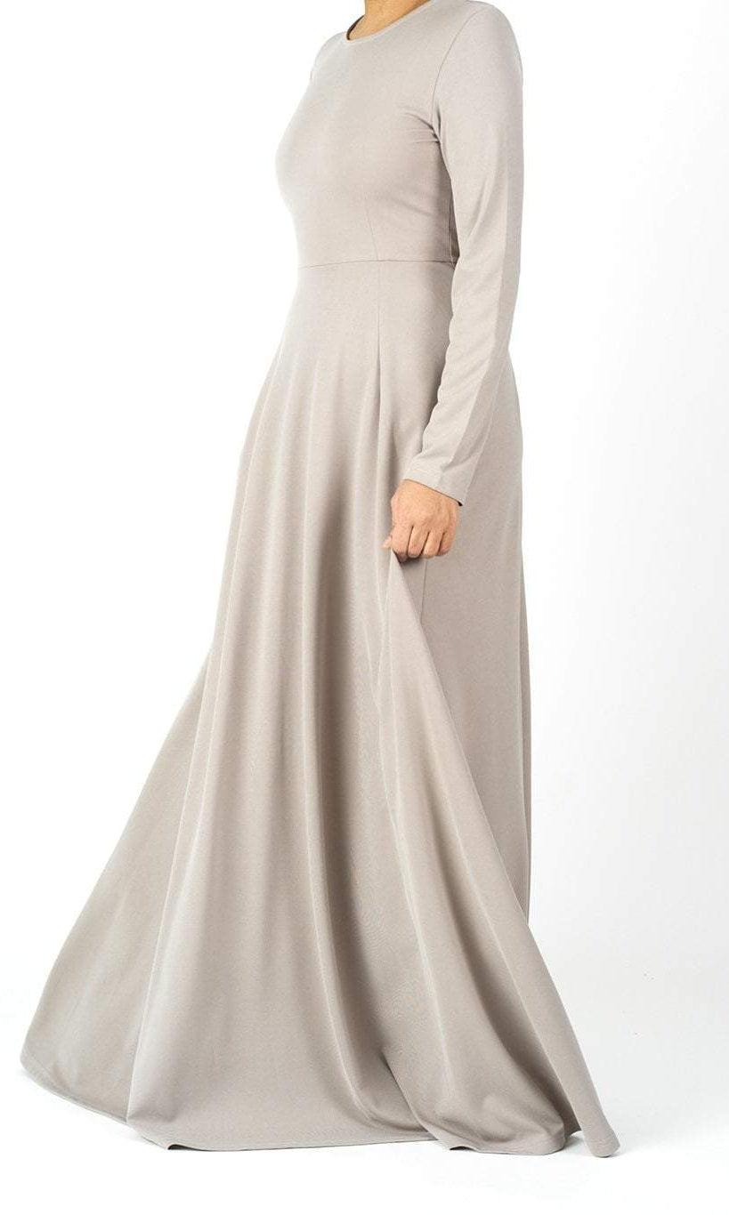 A-line Modest Maxi Dress Kabayare