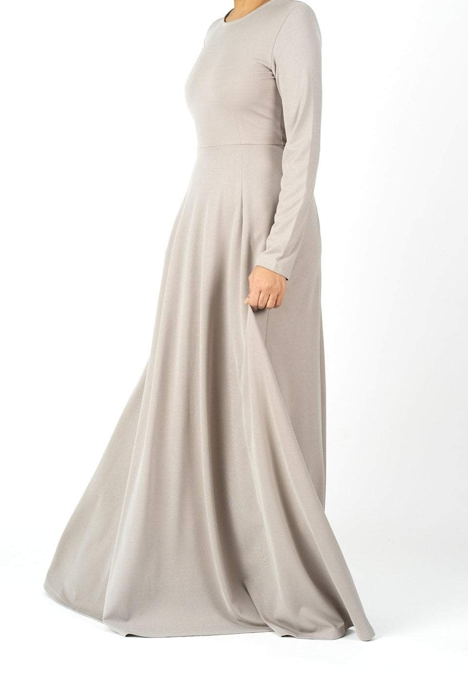 A-line Modest Maxi Dress Kabayare
