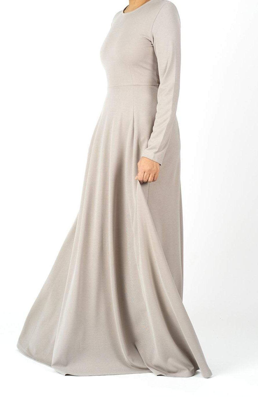 A-line Modest Maxi Dress Kabayare
