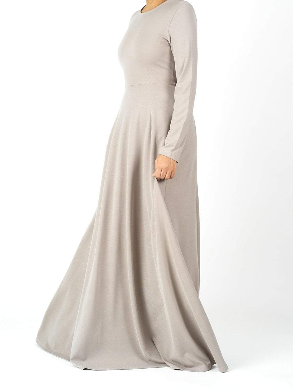 A-line Modest Maxi Dress Kabayare