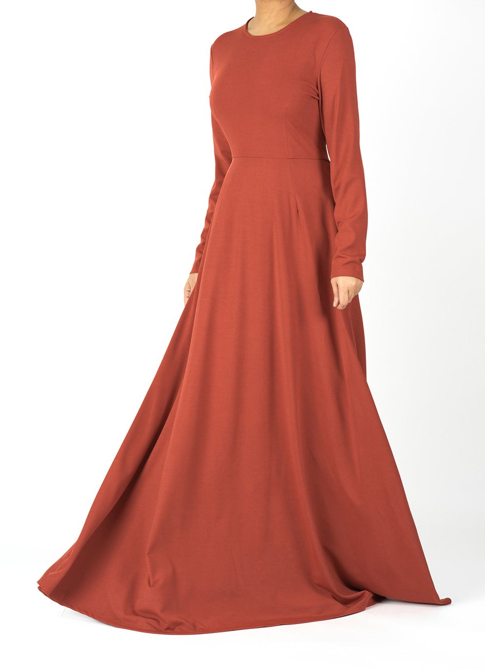 A-line Modest Maxi Dress Kabayare