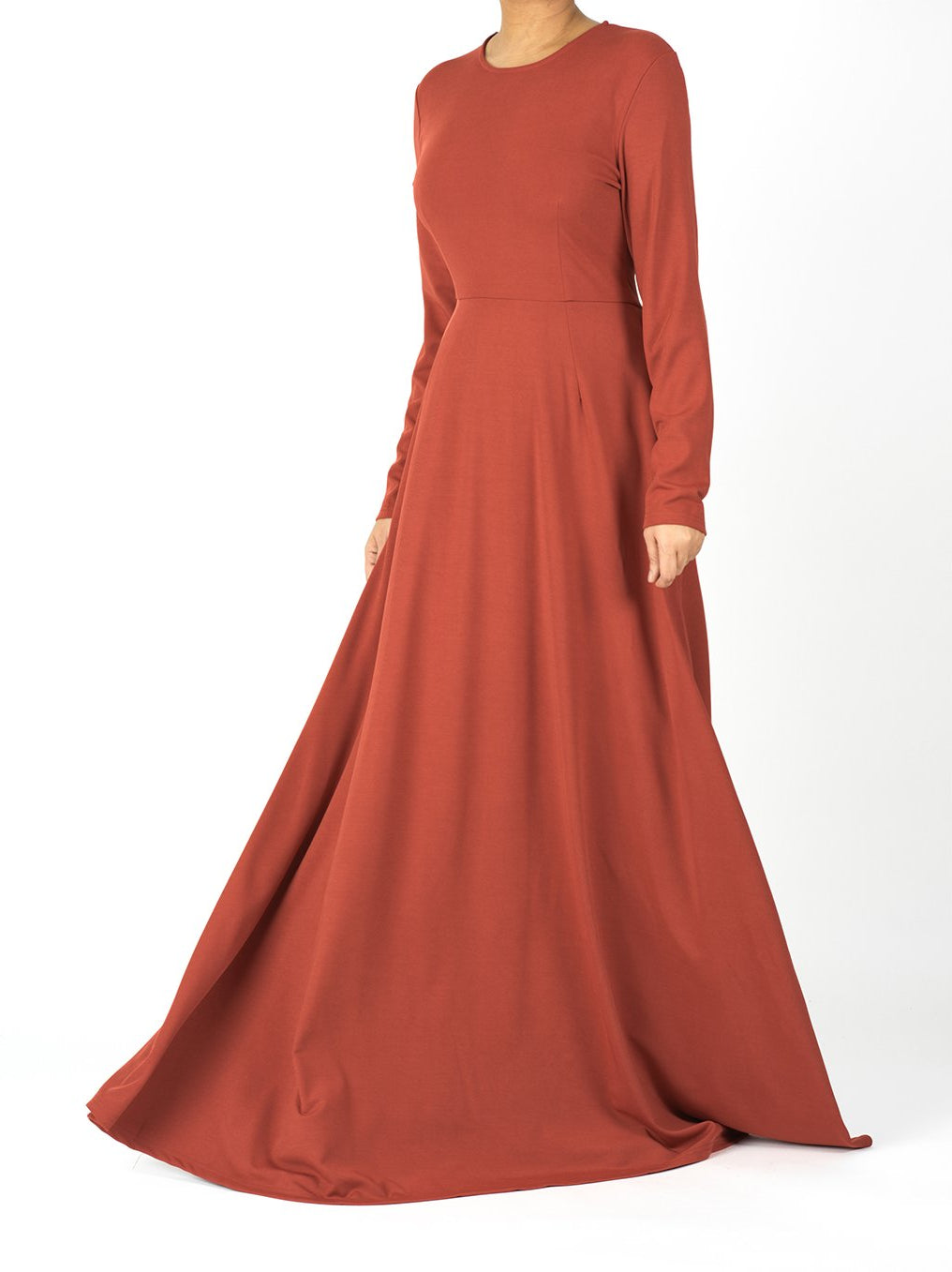 A-line Modest Maxi Dress Kabayare