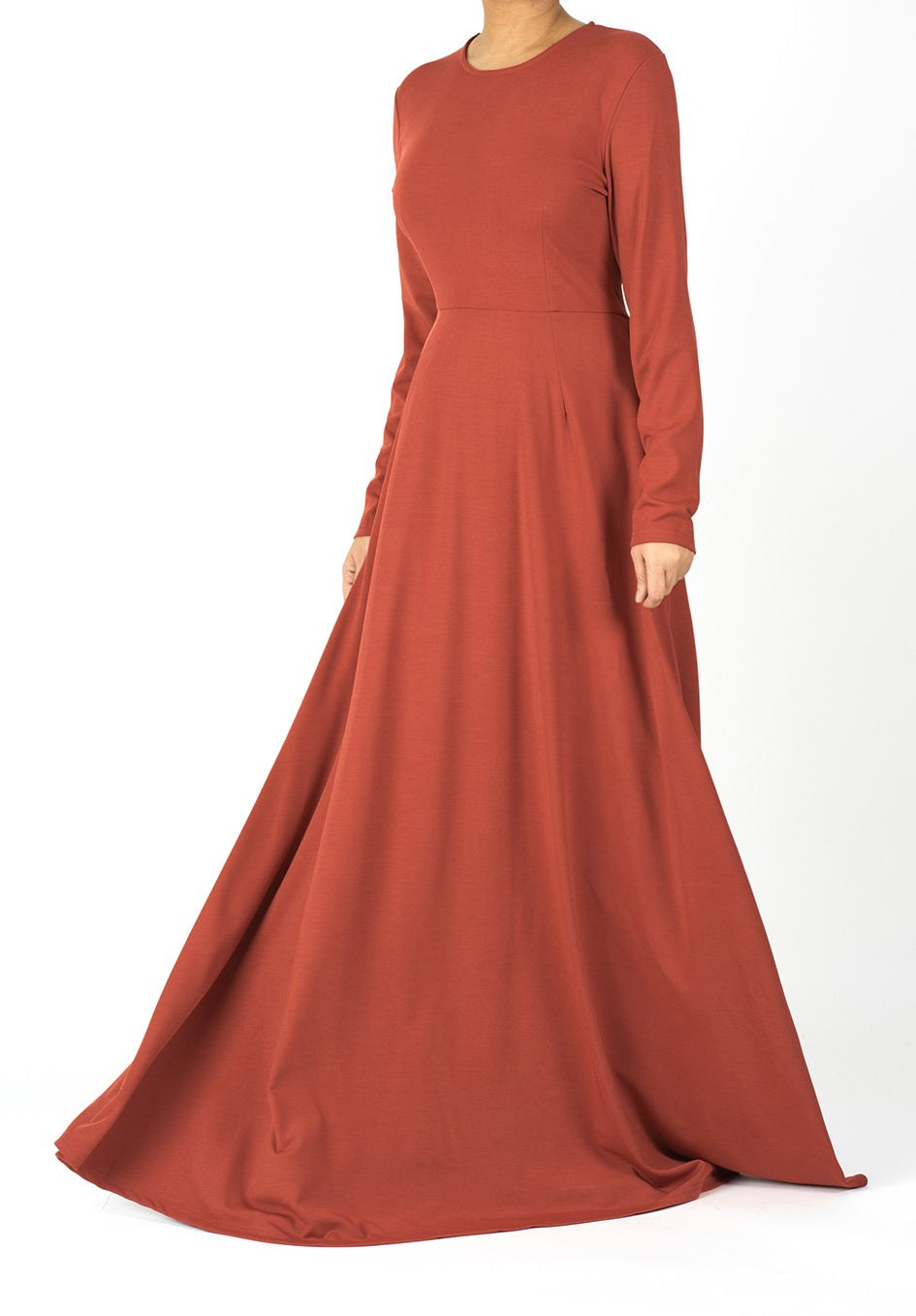 A-line Modest Maxi Dress Kabayare