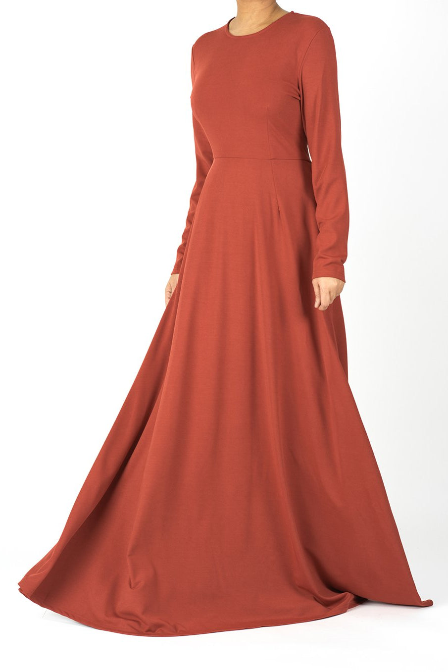 A-line Modest Maxi Dress Kabayare