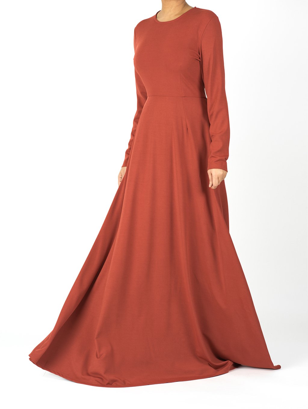 A-line Modest Maxi Dress Kabayare
