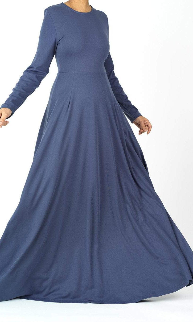 A-line Modest Maxi Dress Kabayare